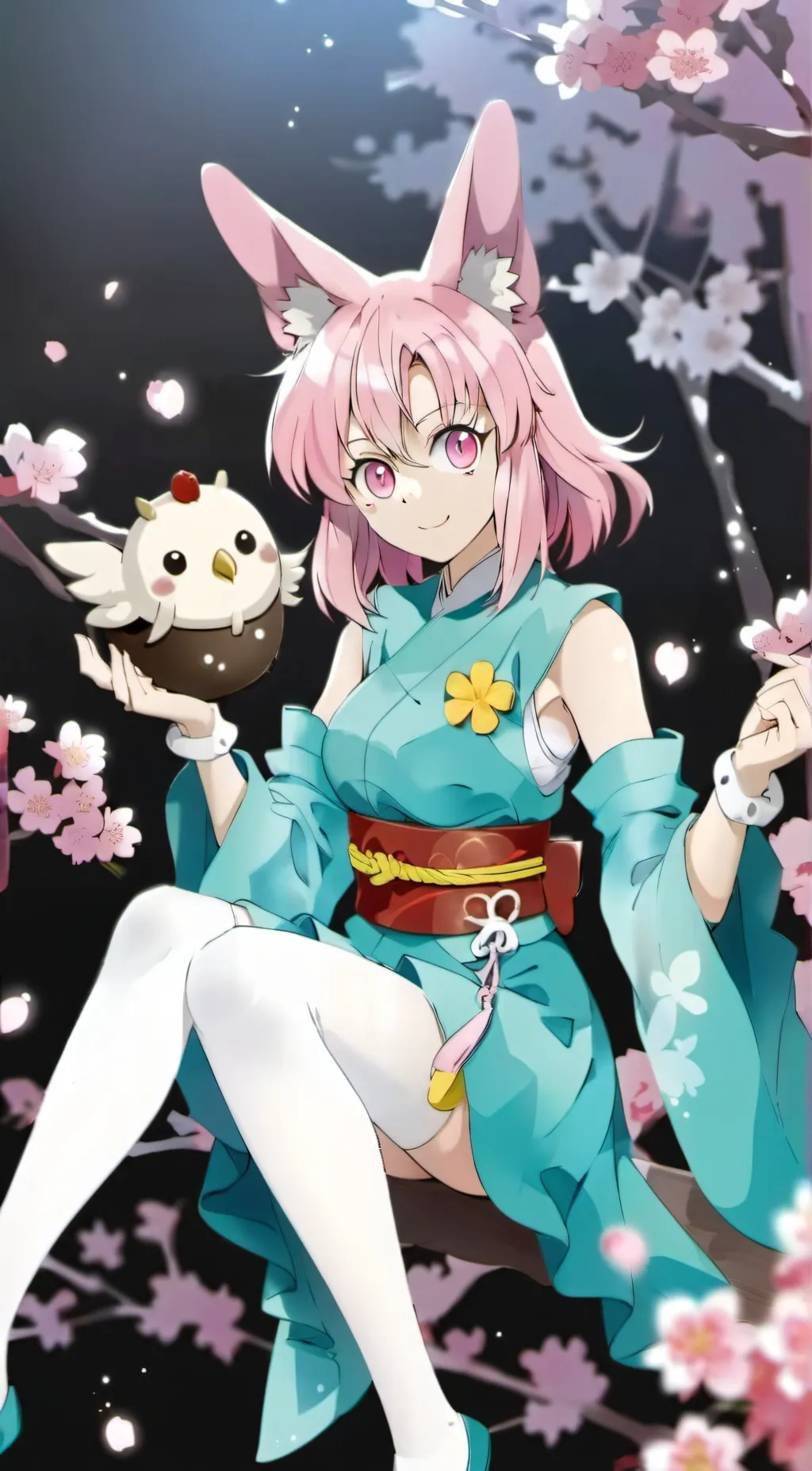 ai character: Obanai x Mitsuri background