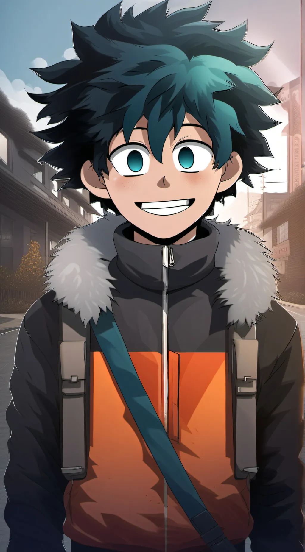 ai character: deku background