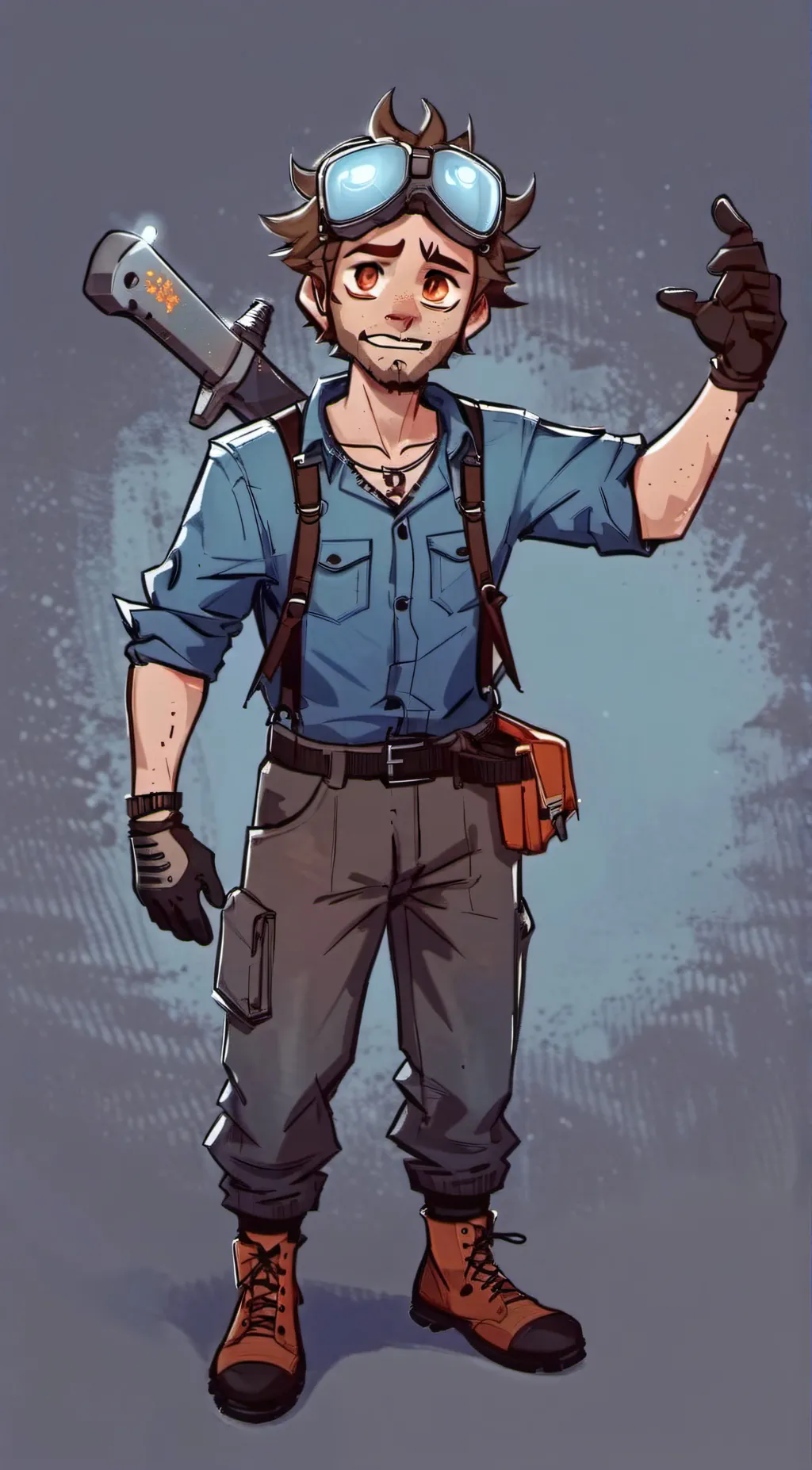 ai character: Solar (TSAMS) background