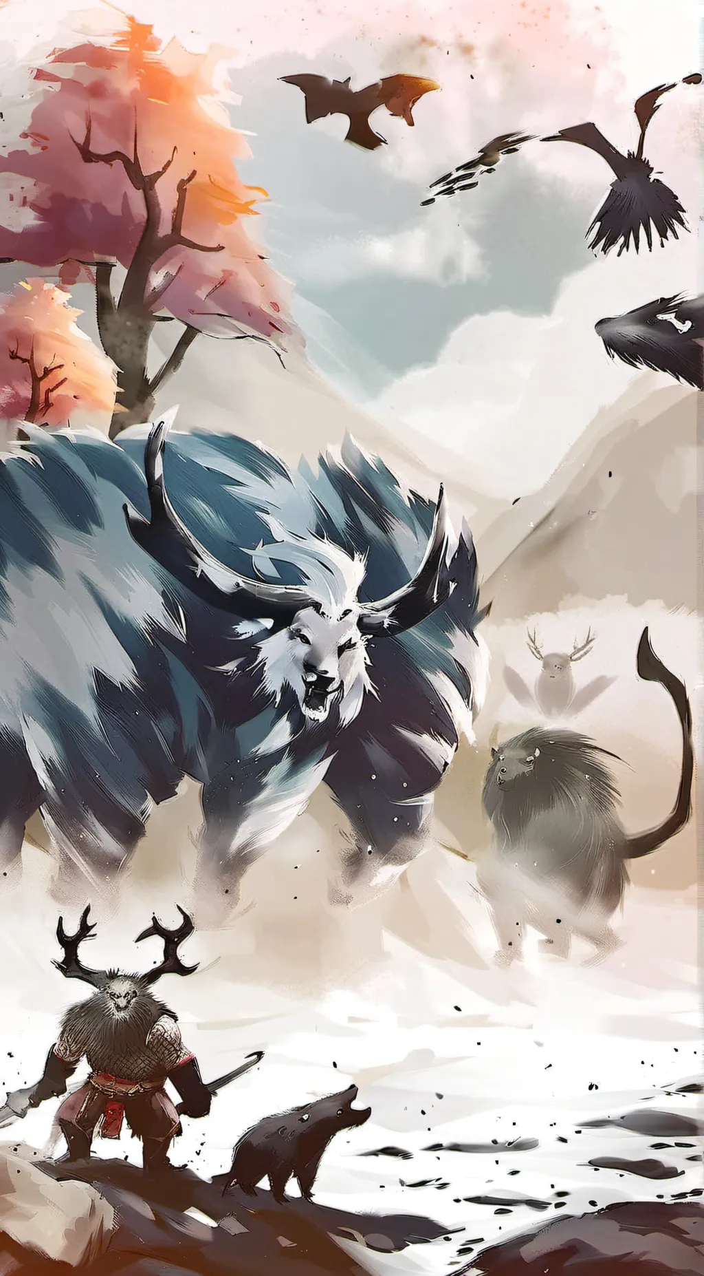 ai character: COS background