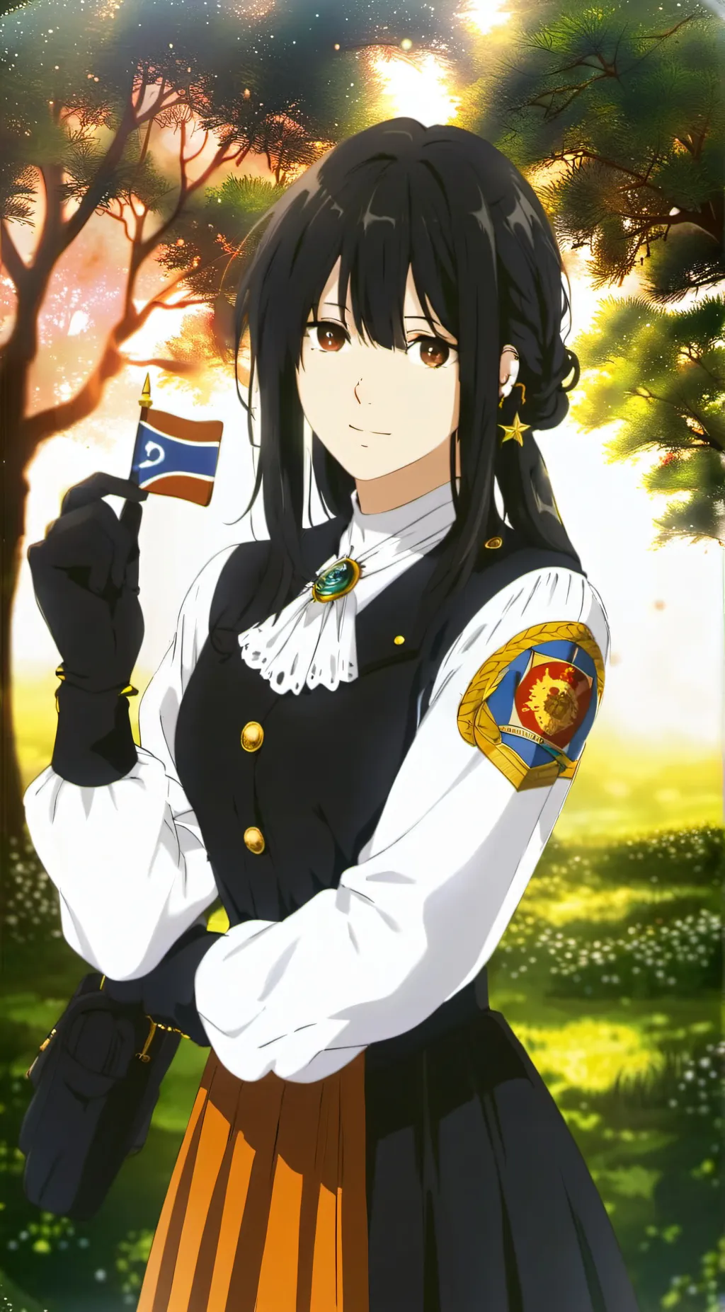 ai character: cuve background