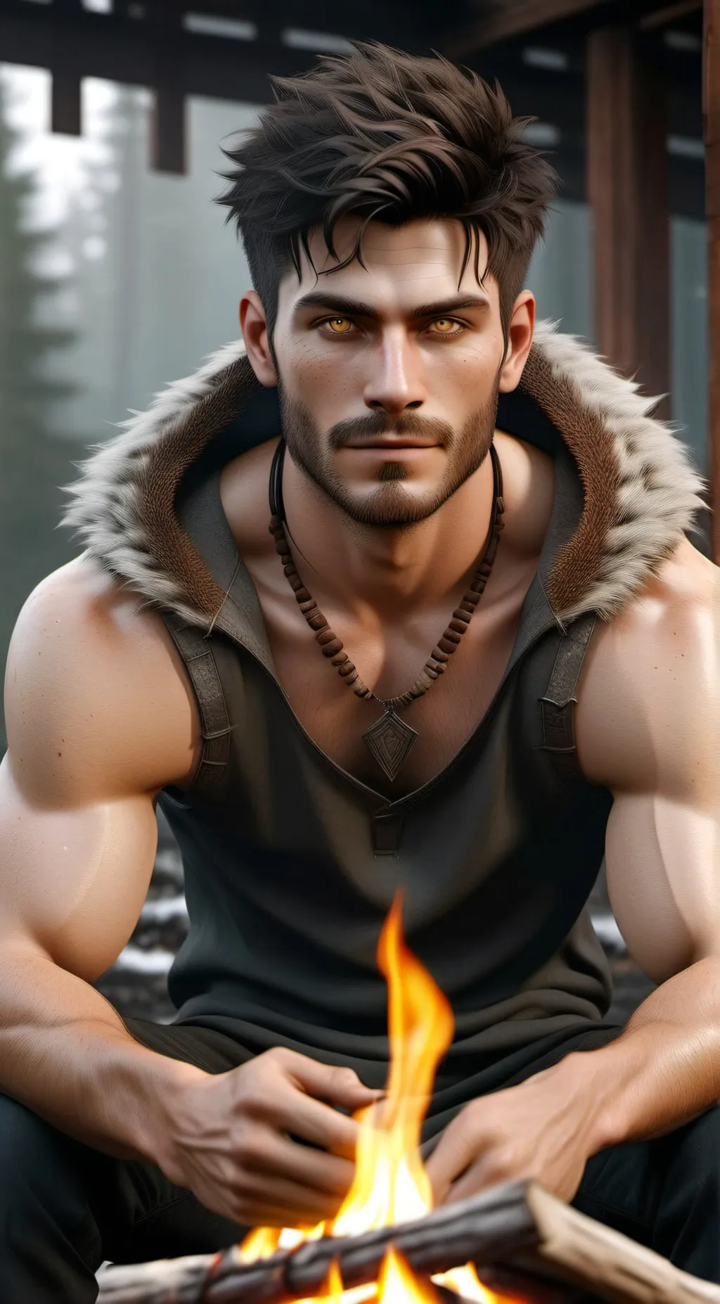 ai character: Aden Ironside background