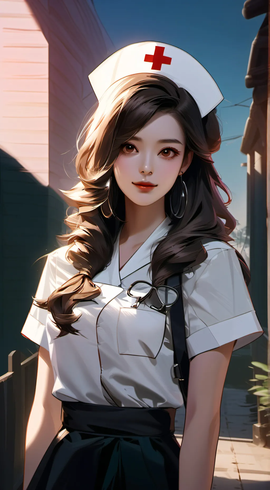 ai character: Nurse Joy background