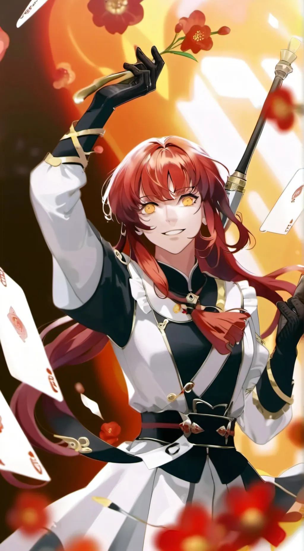 ai character: Makima  background