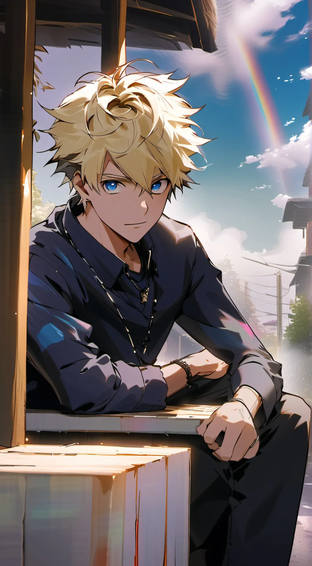 ai character: Max slays  background