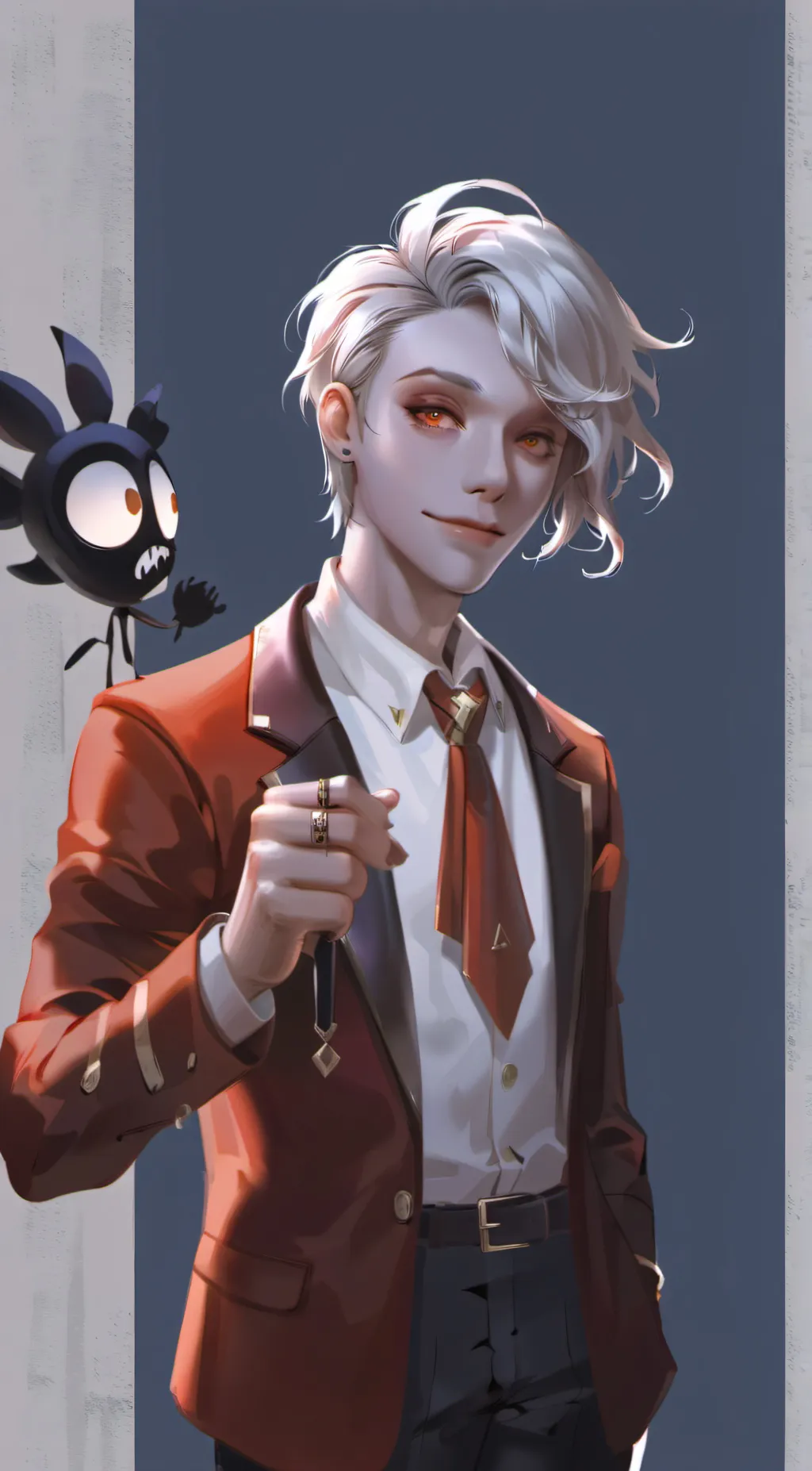 ai character: CharlieMorningstar background