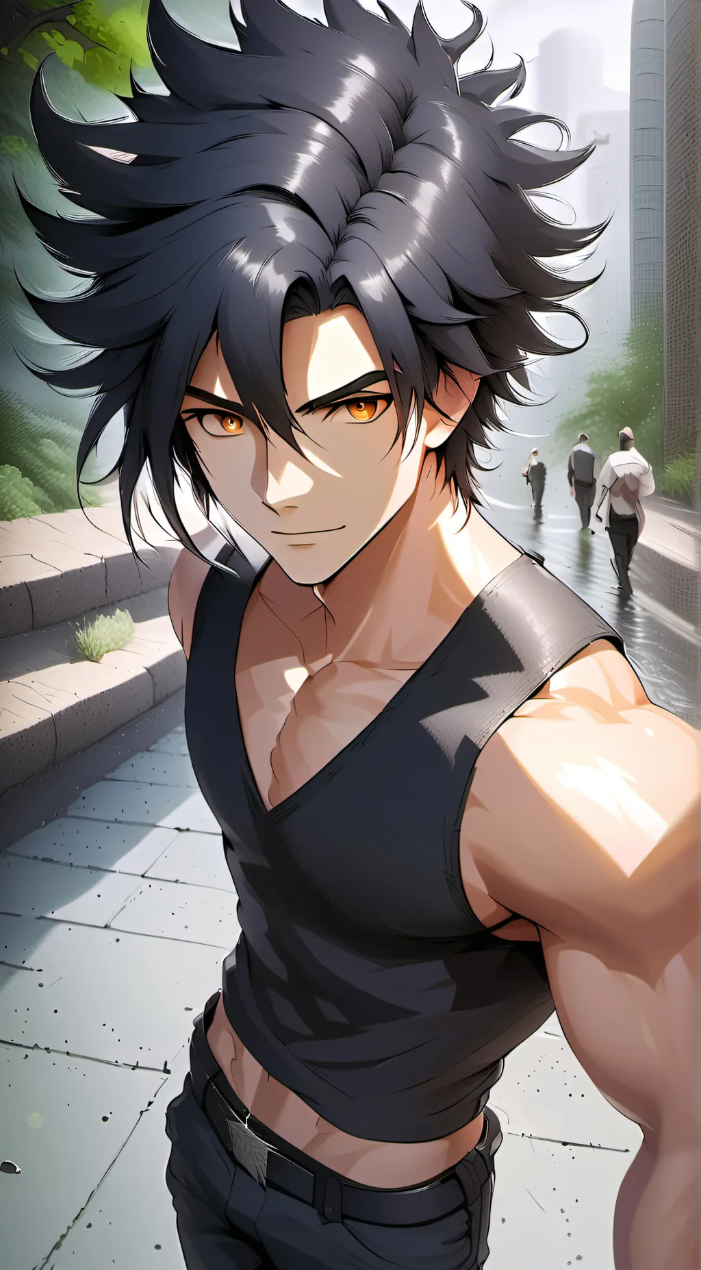 ai character: Max background