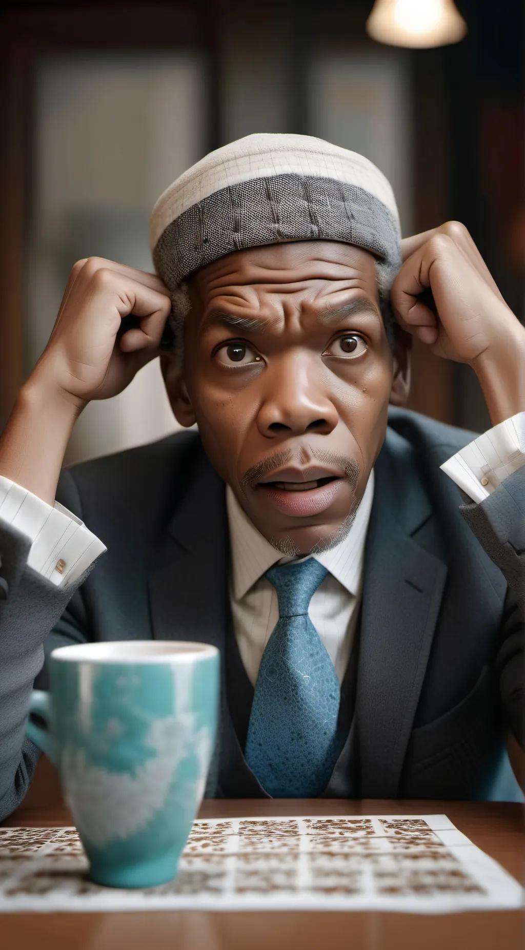 ai character: 🤫🧏 background