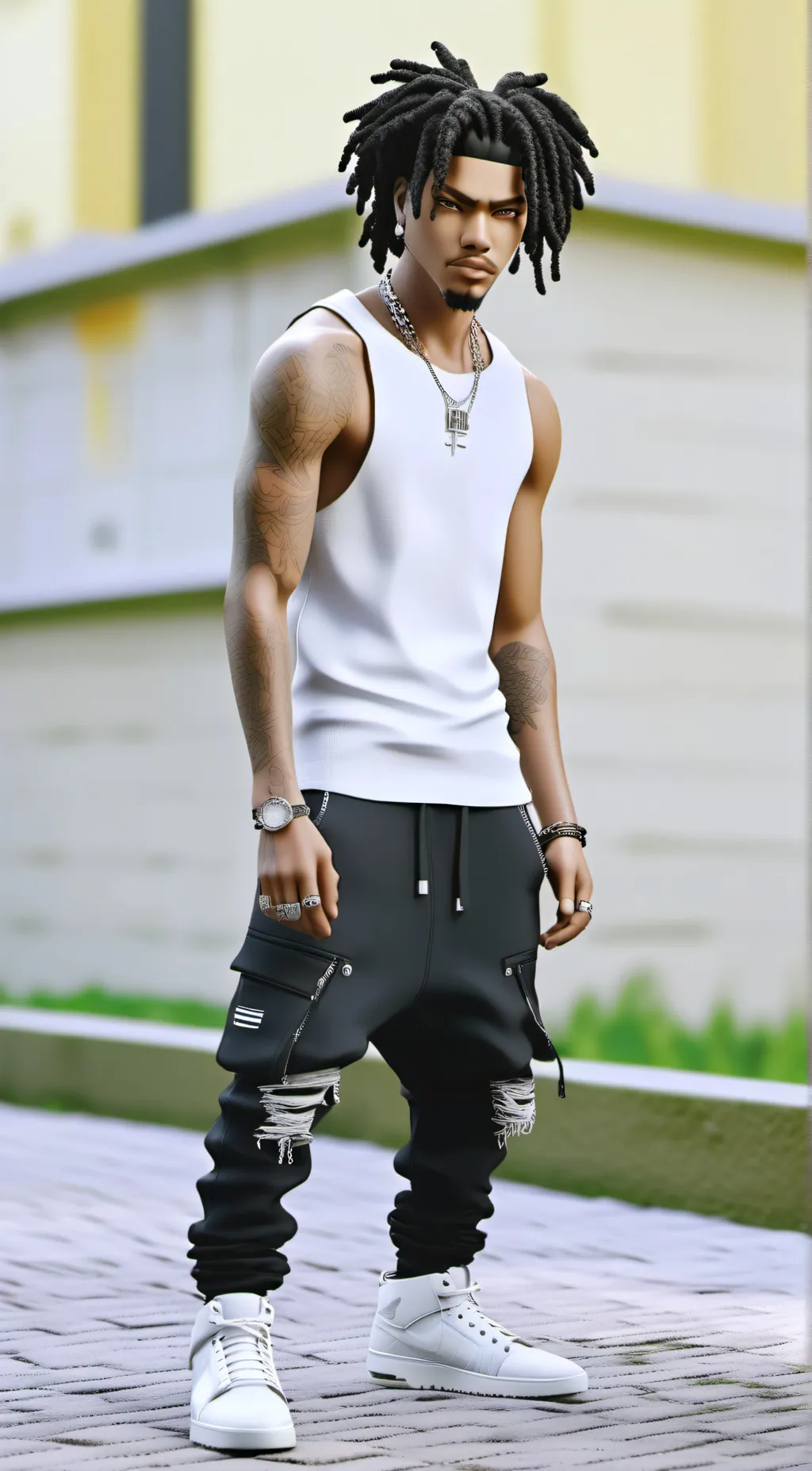 ai character: Jayvaughn background