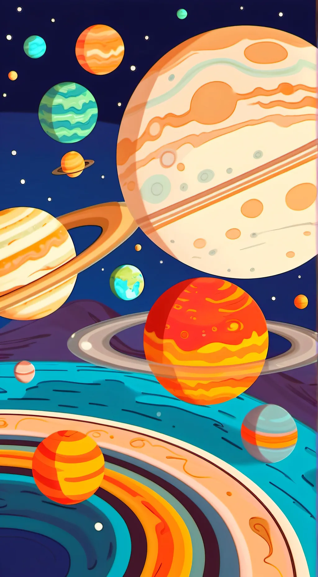 ai character: Solarballs background