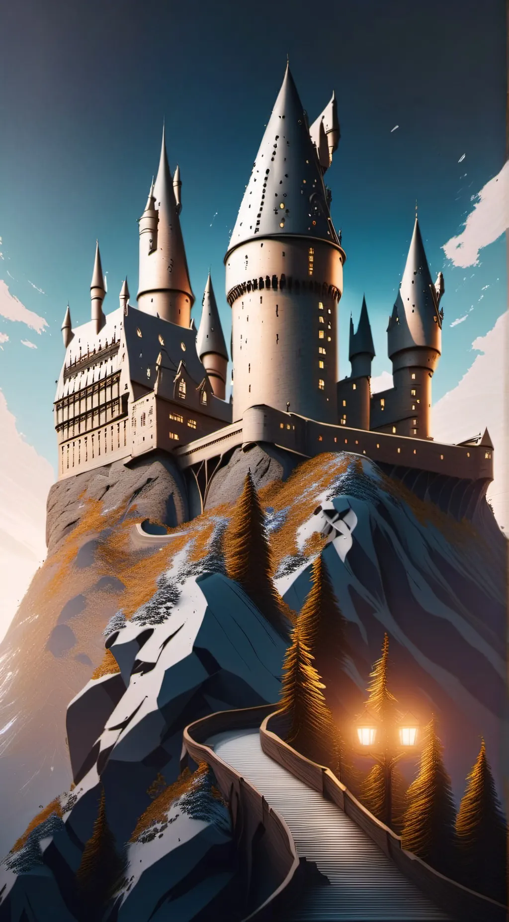 ai character: Hogwarts background