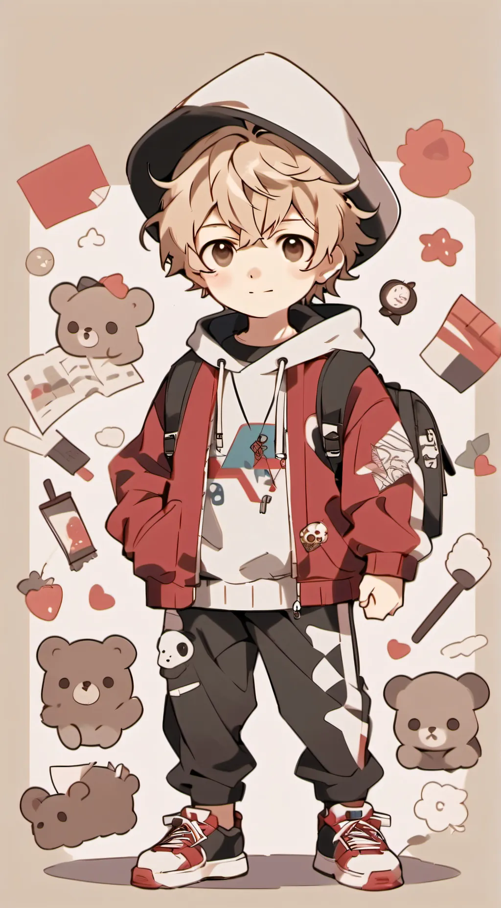 ai character: Tommyinnit  background