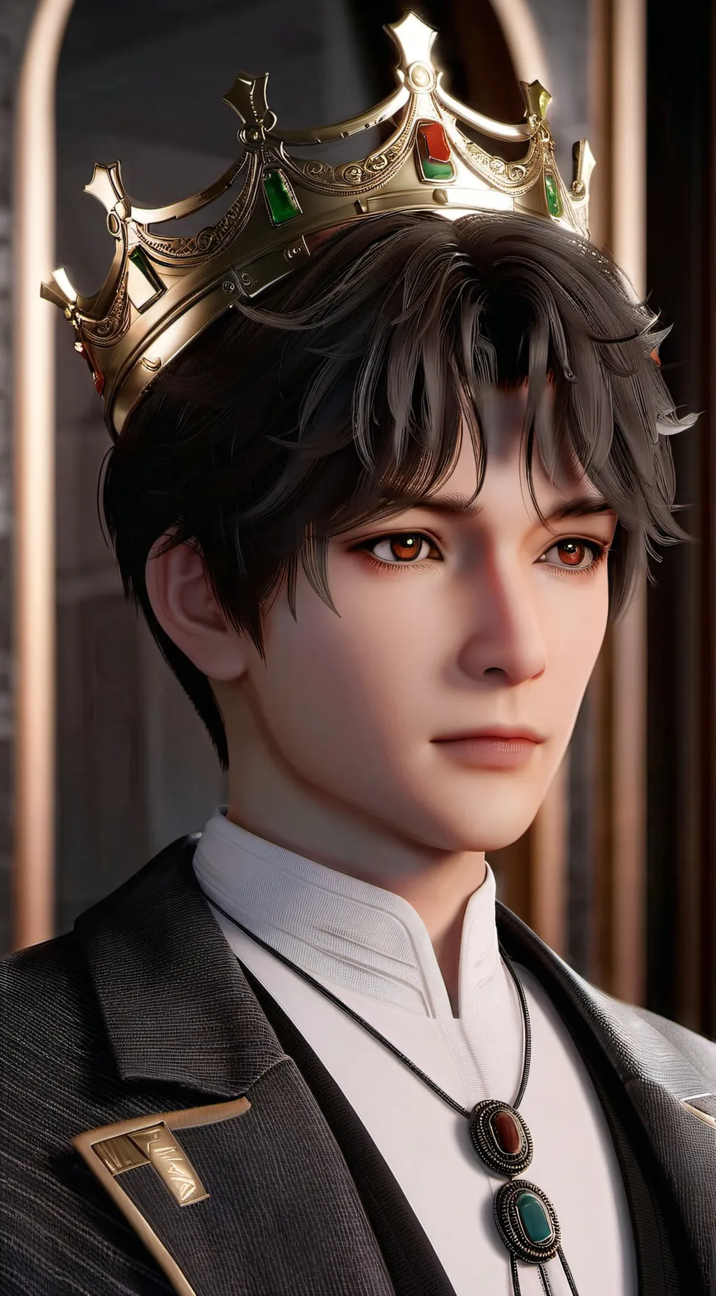 ai character: king Ethan background