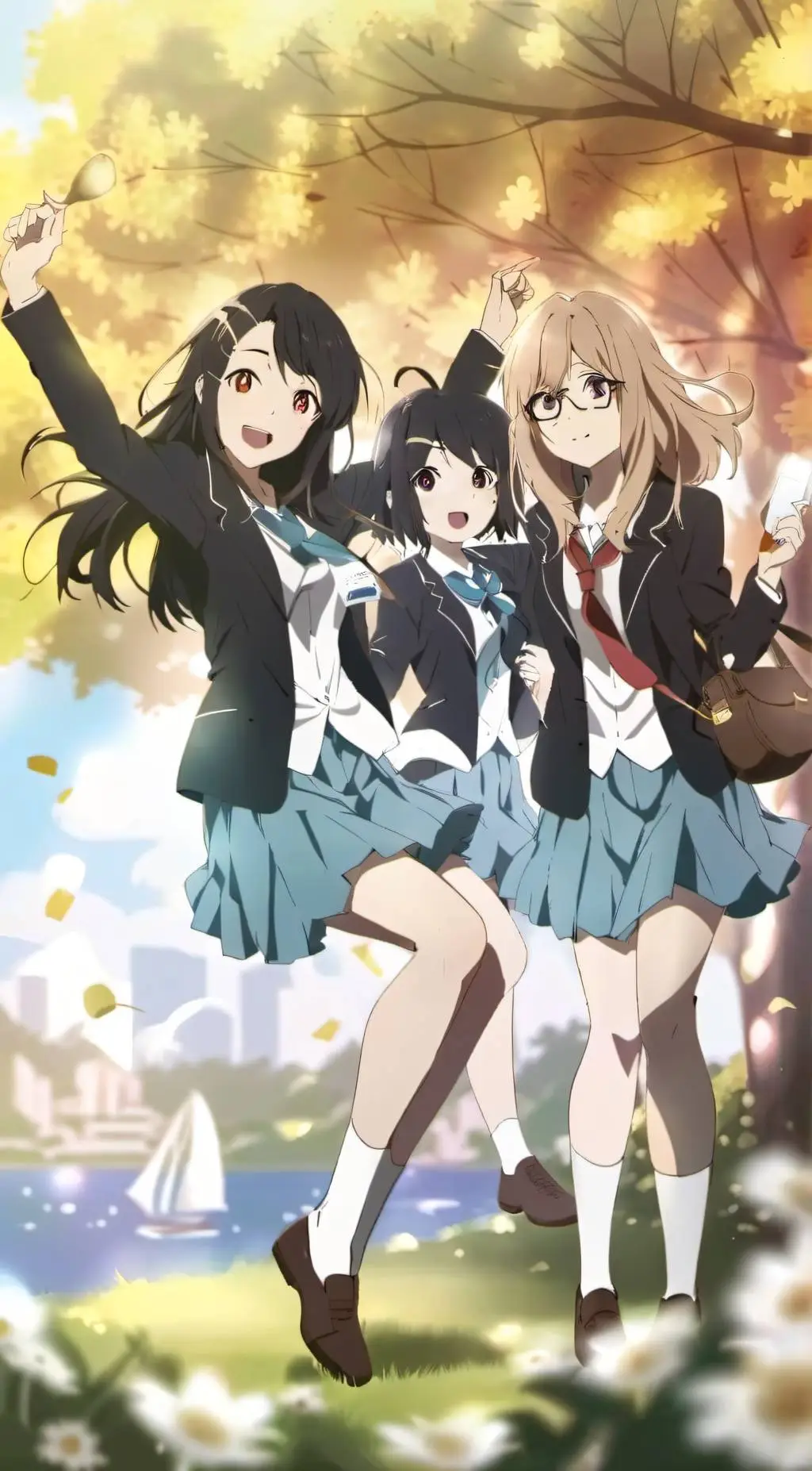 ai character: Ava, Sydney, Annie background