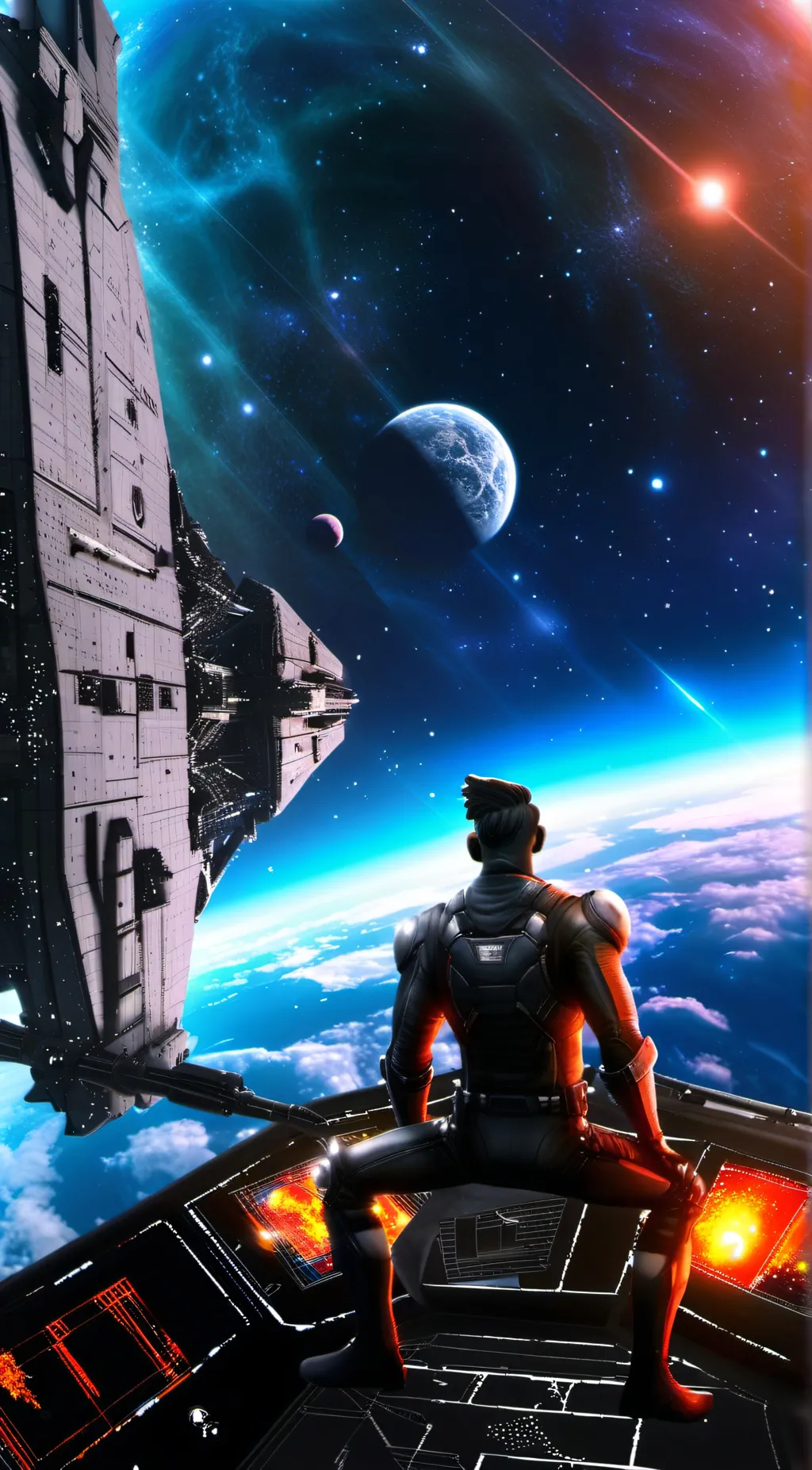 ai character: U know planet background