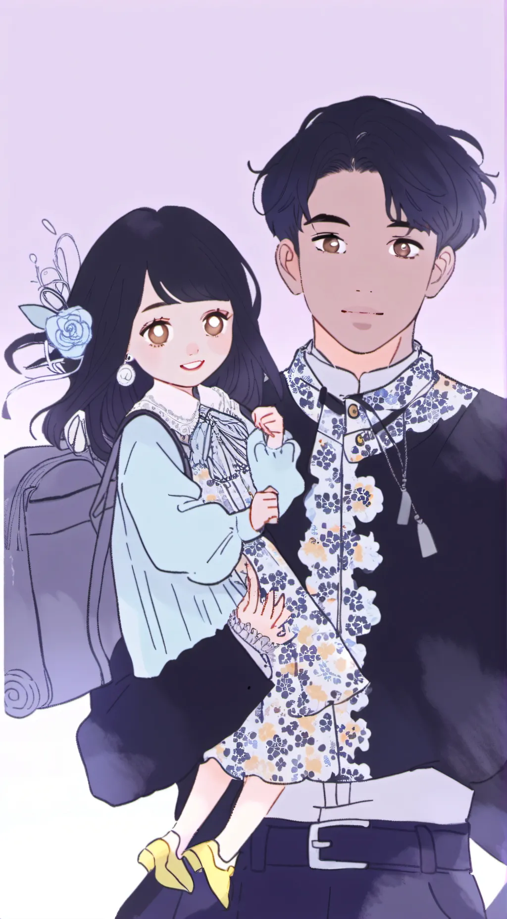 ai character: manuel and sofia background