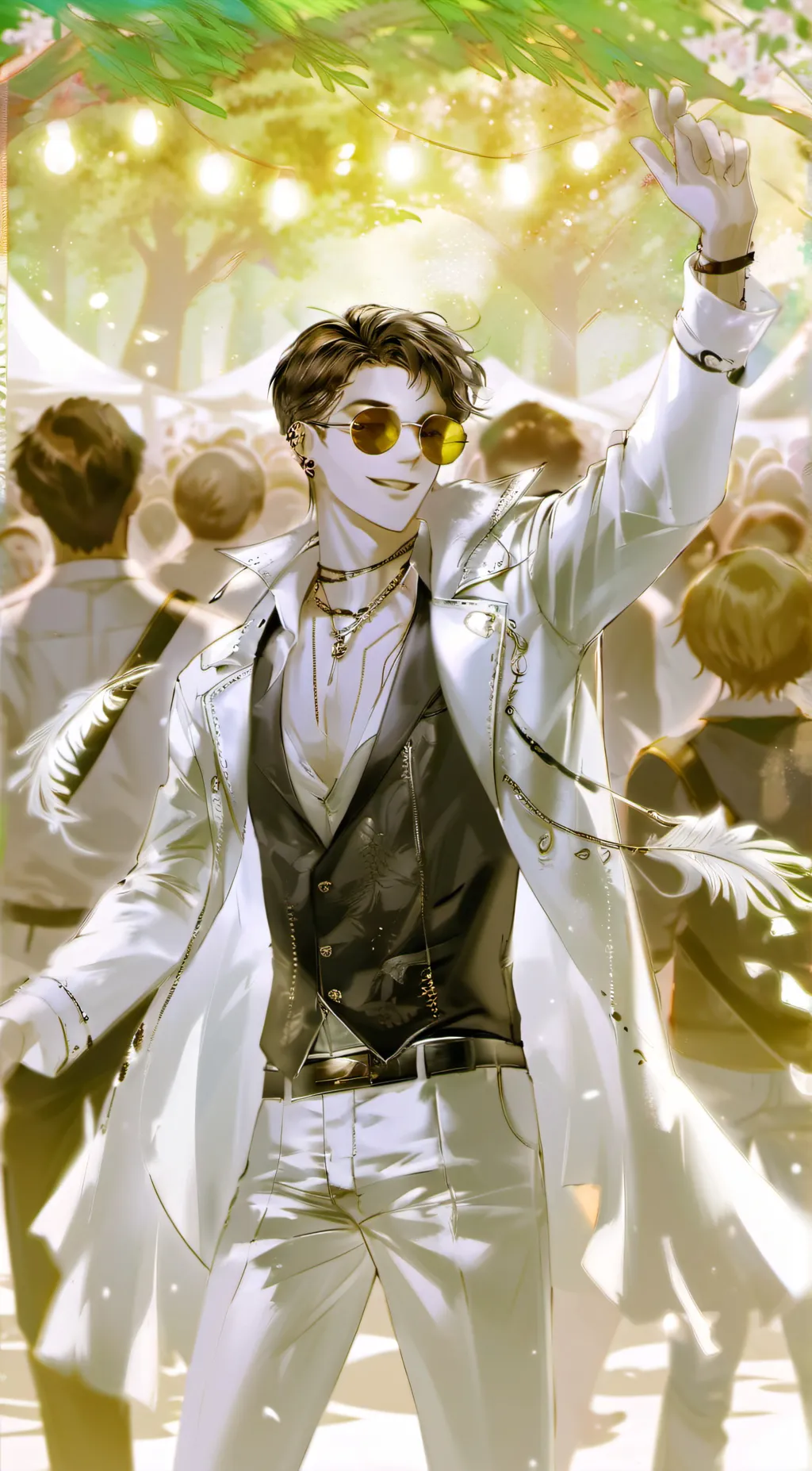 ai character: Azul background