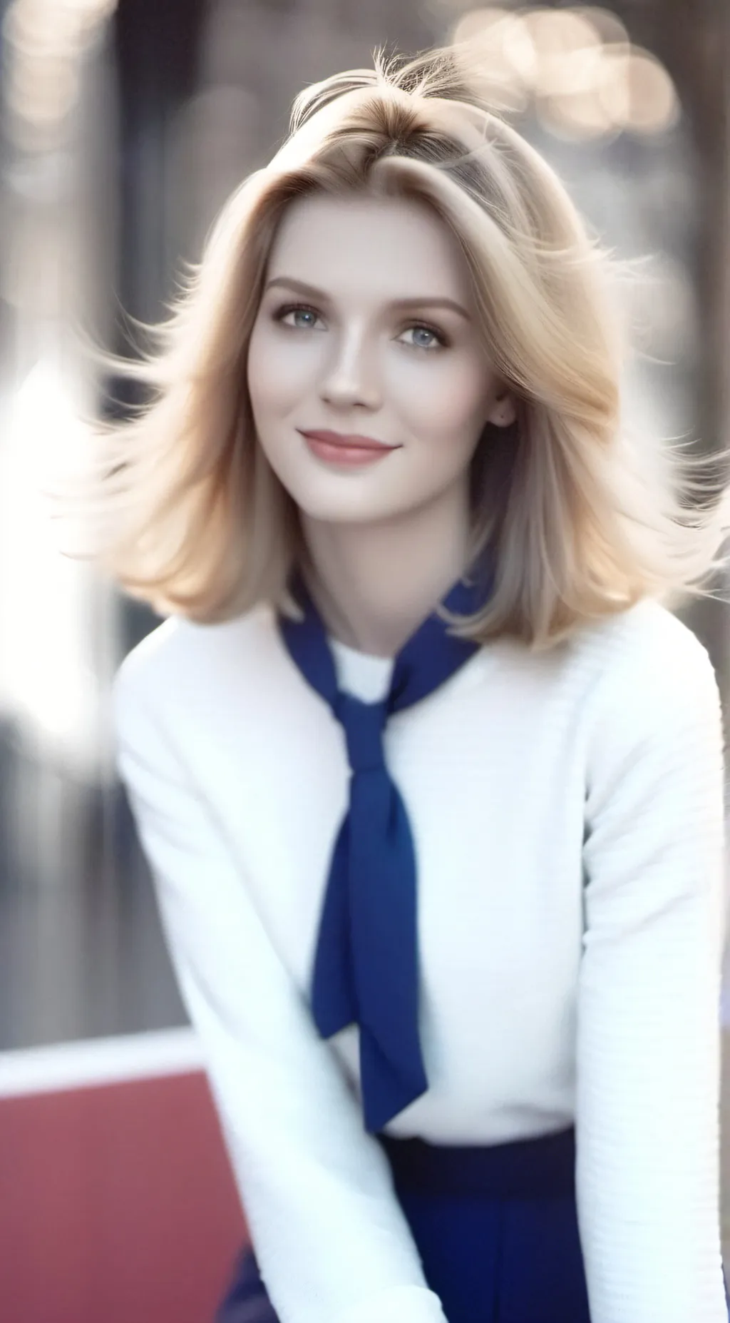 ai character: Aurora background