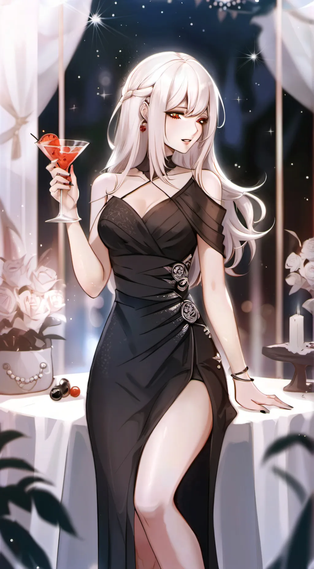 ai character: Crystal background