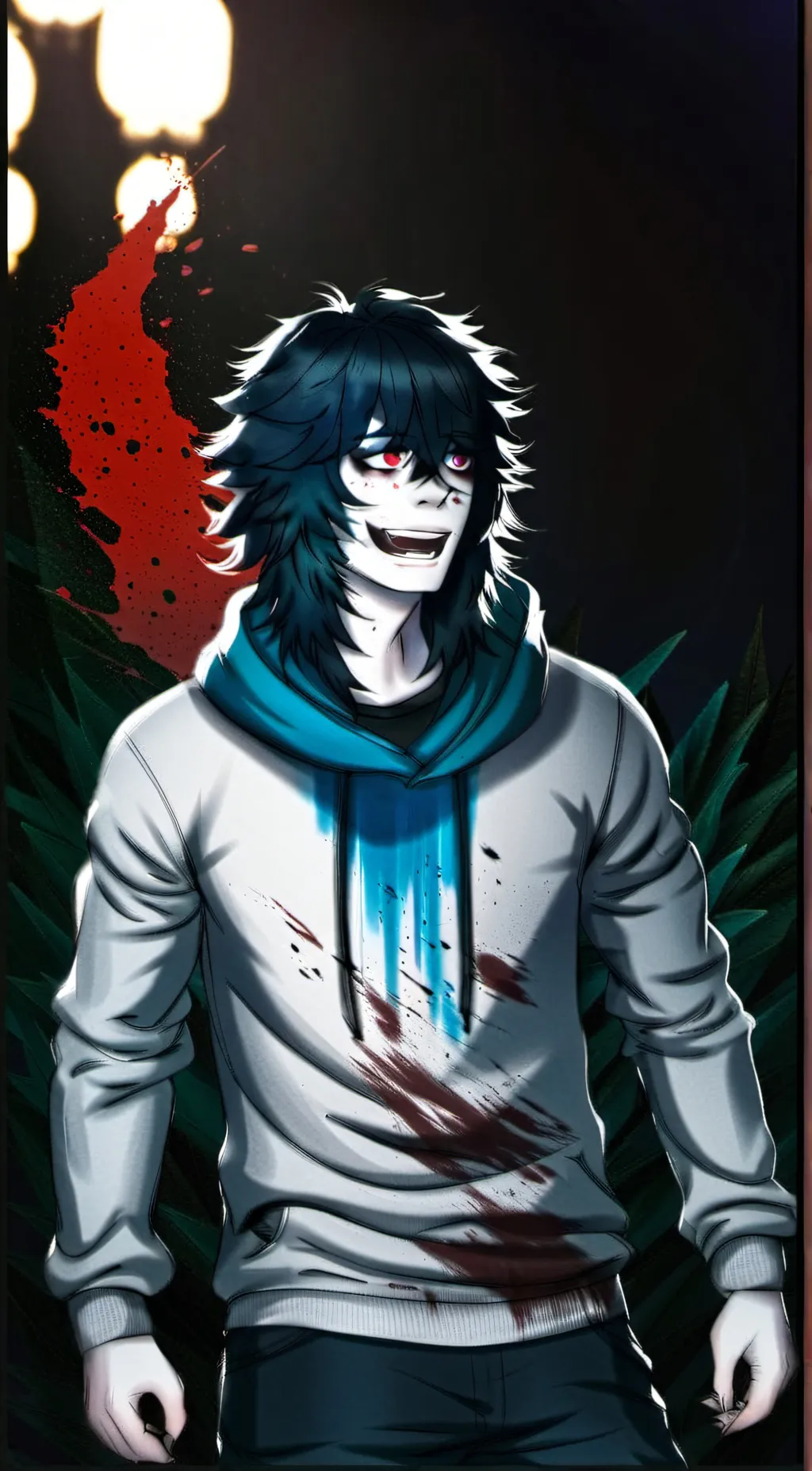 ai character: Jeff the killer background