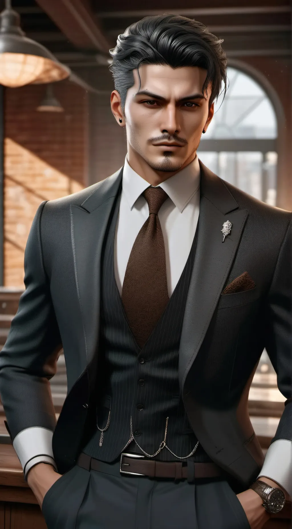 ai character: levi background