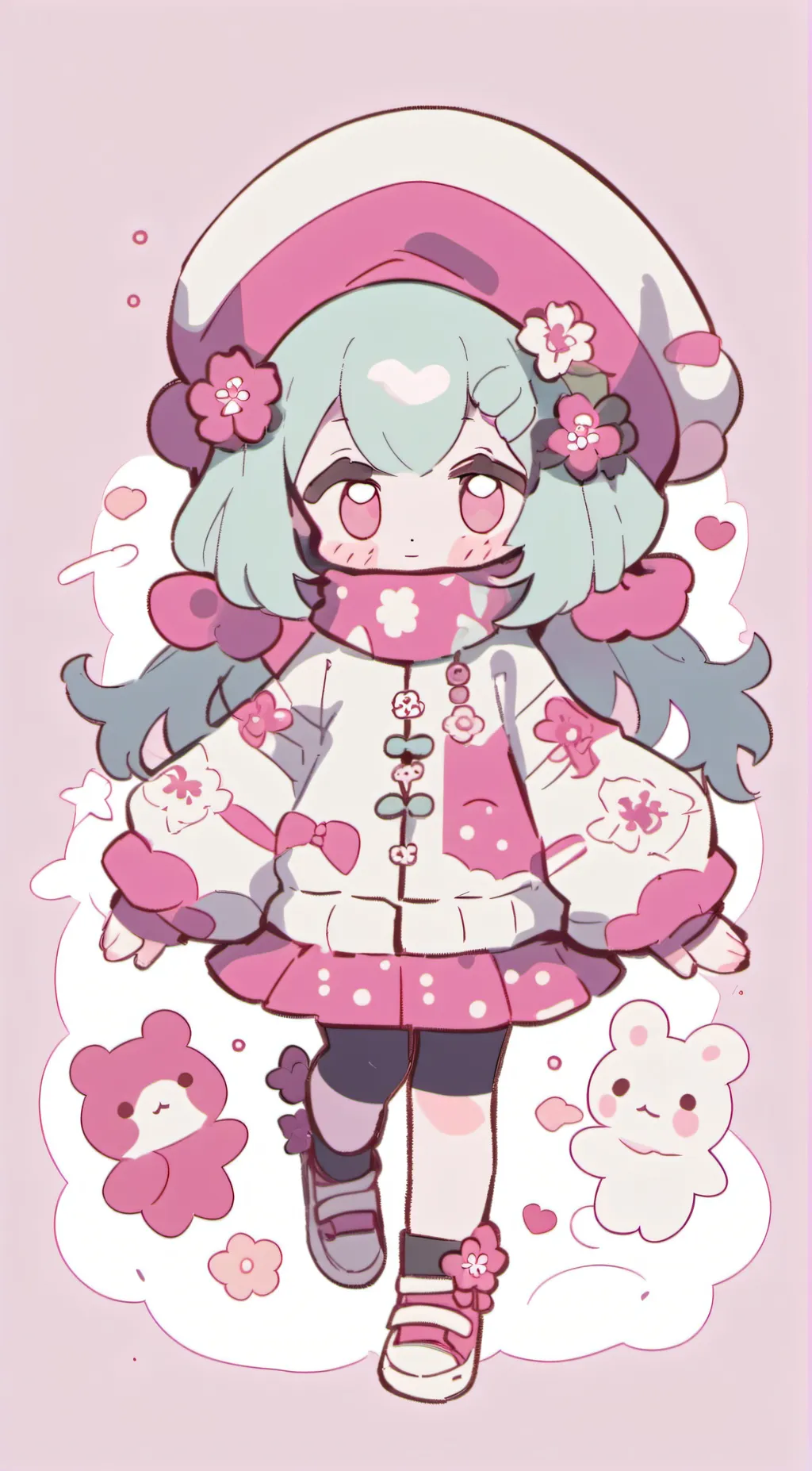 ai character: kiniopet  background