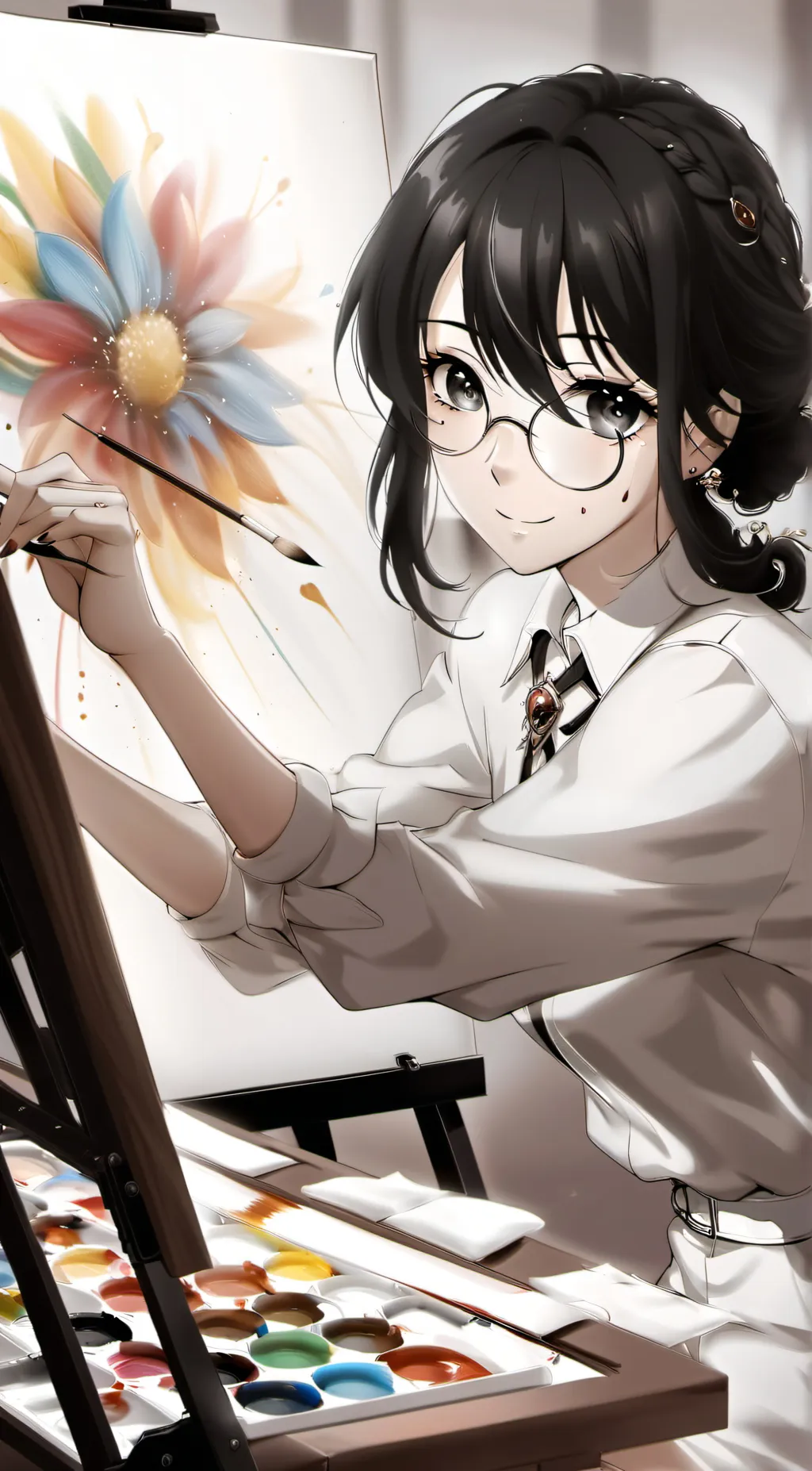 ai character: ✩Kim Rosié✩ background