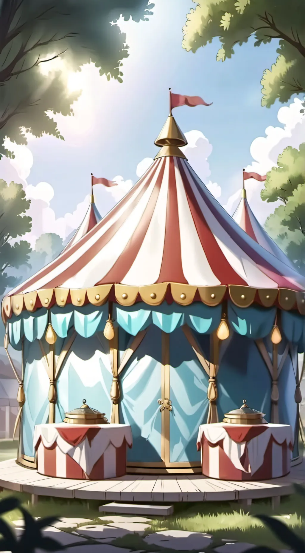 ai character: the circus background