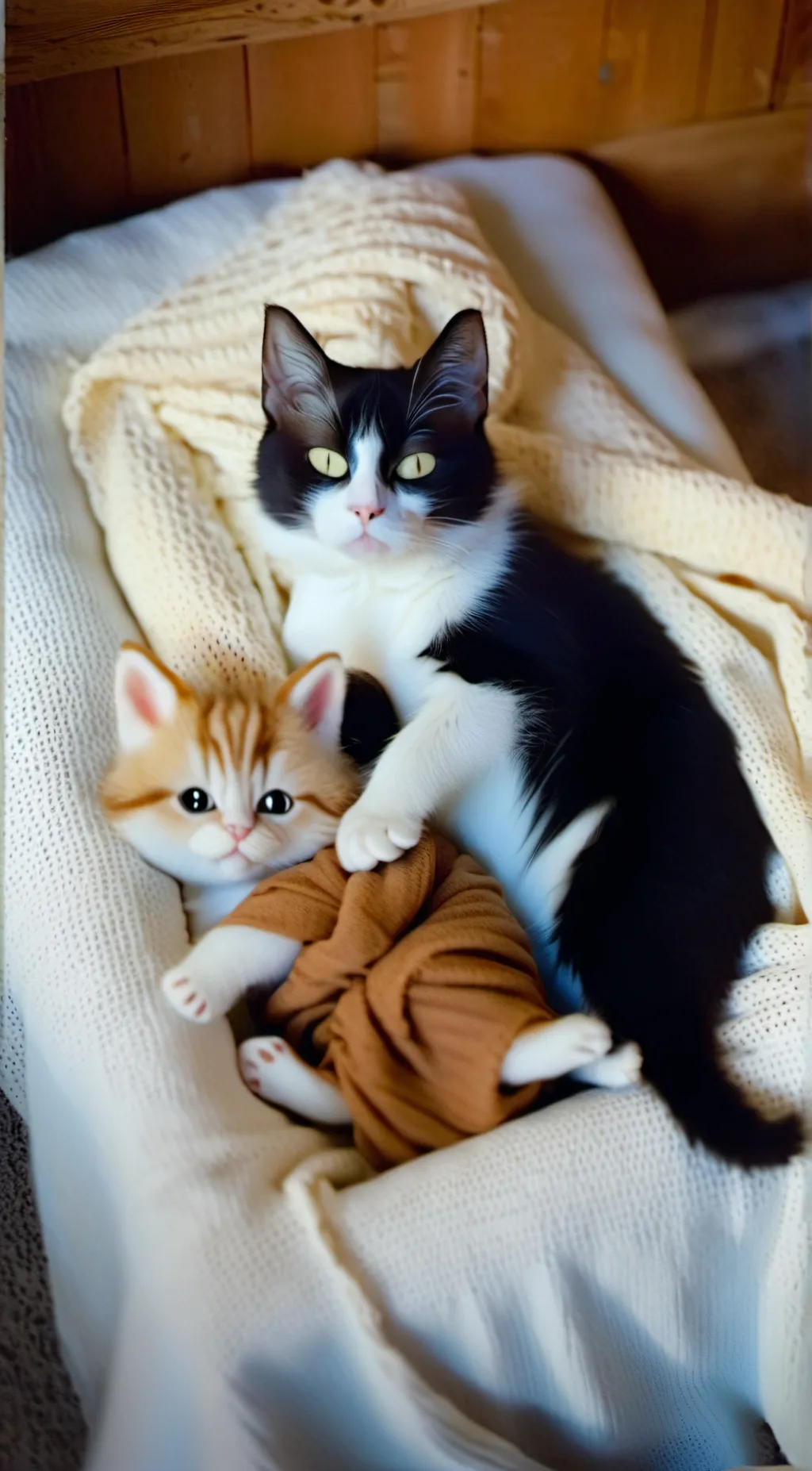 ai character: sister cat Amy background