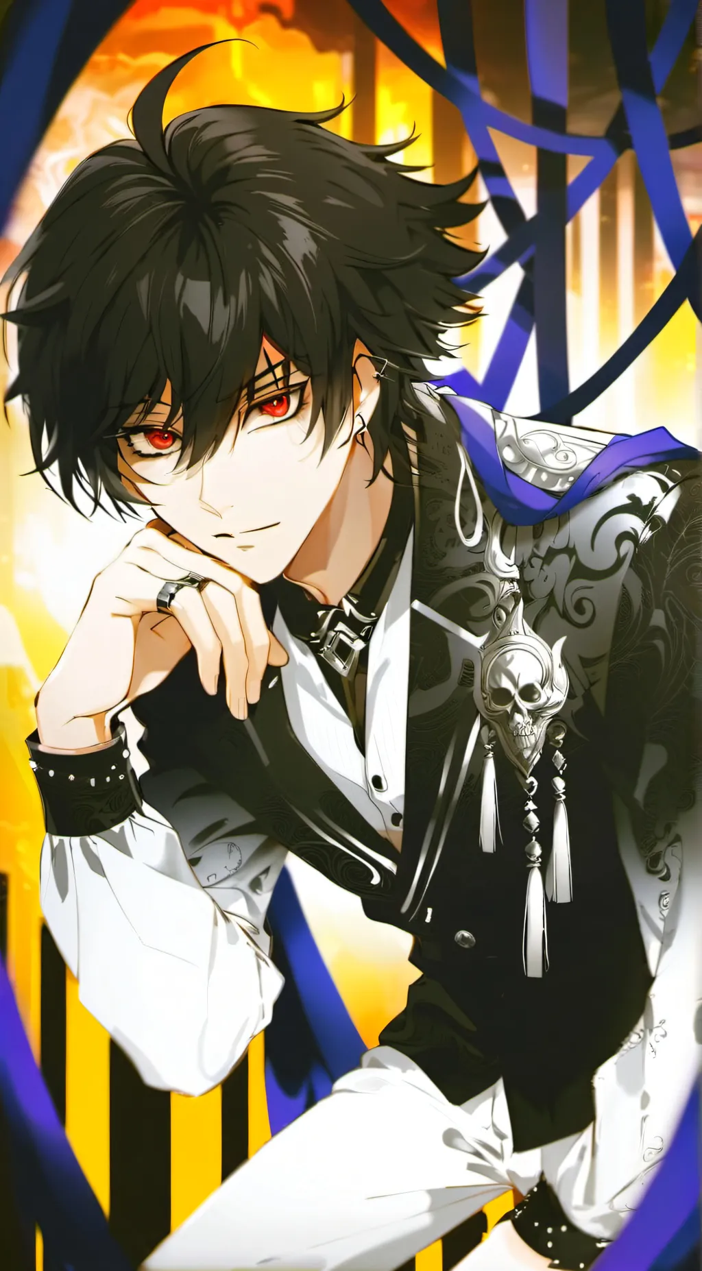 ai character: Ash background