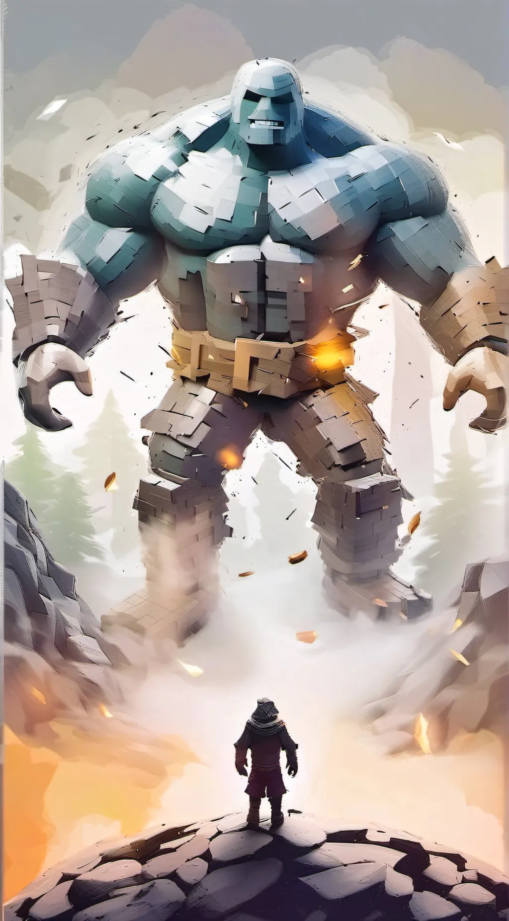 ai character: monster background