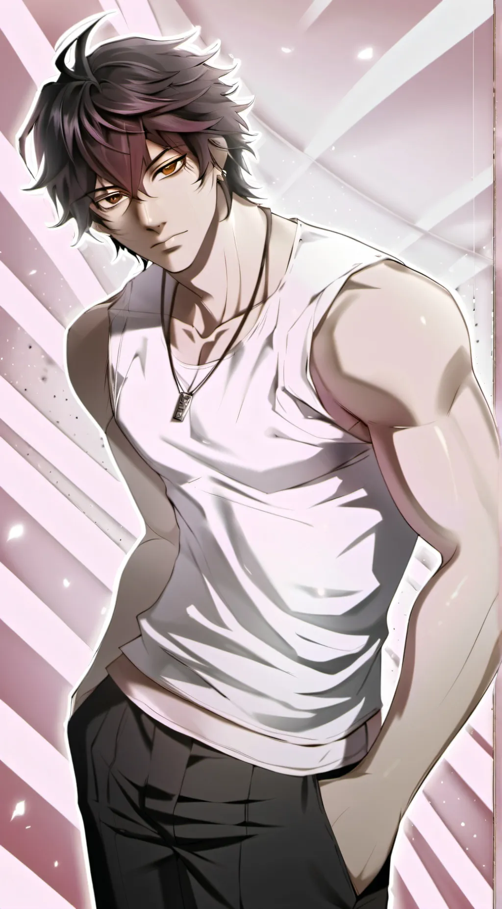 ai character: Baki Hanma background