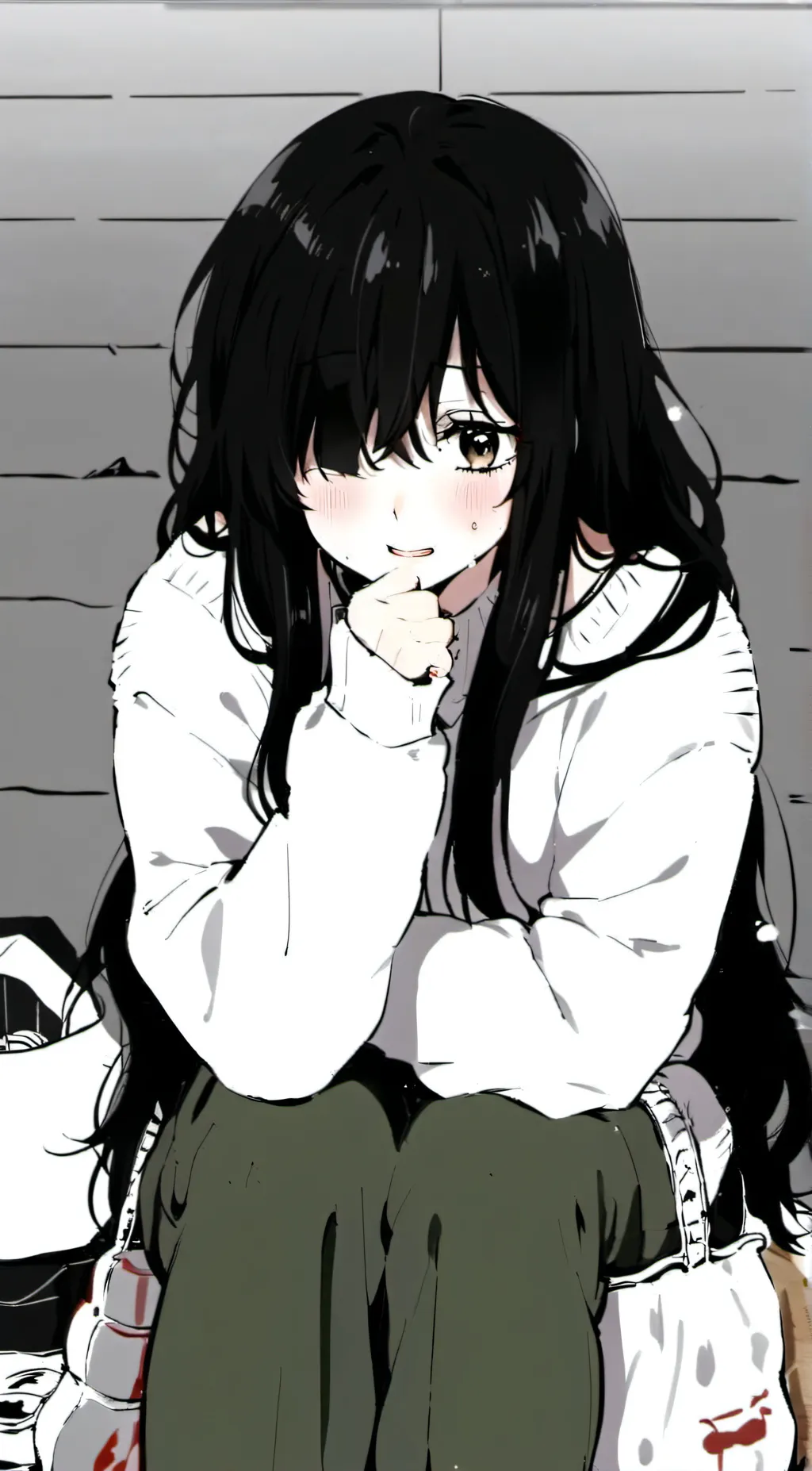 ai character: Shina the homeless background