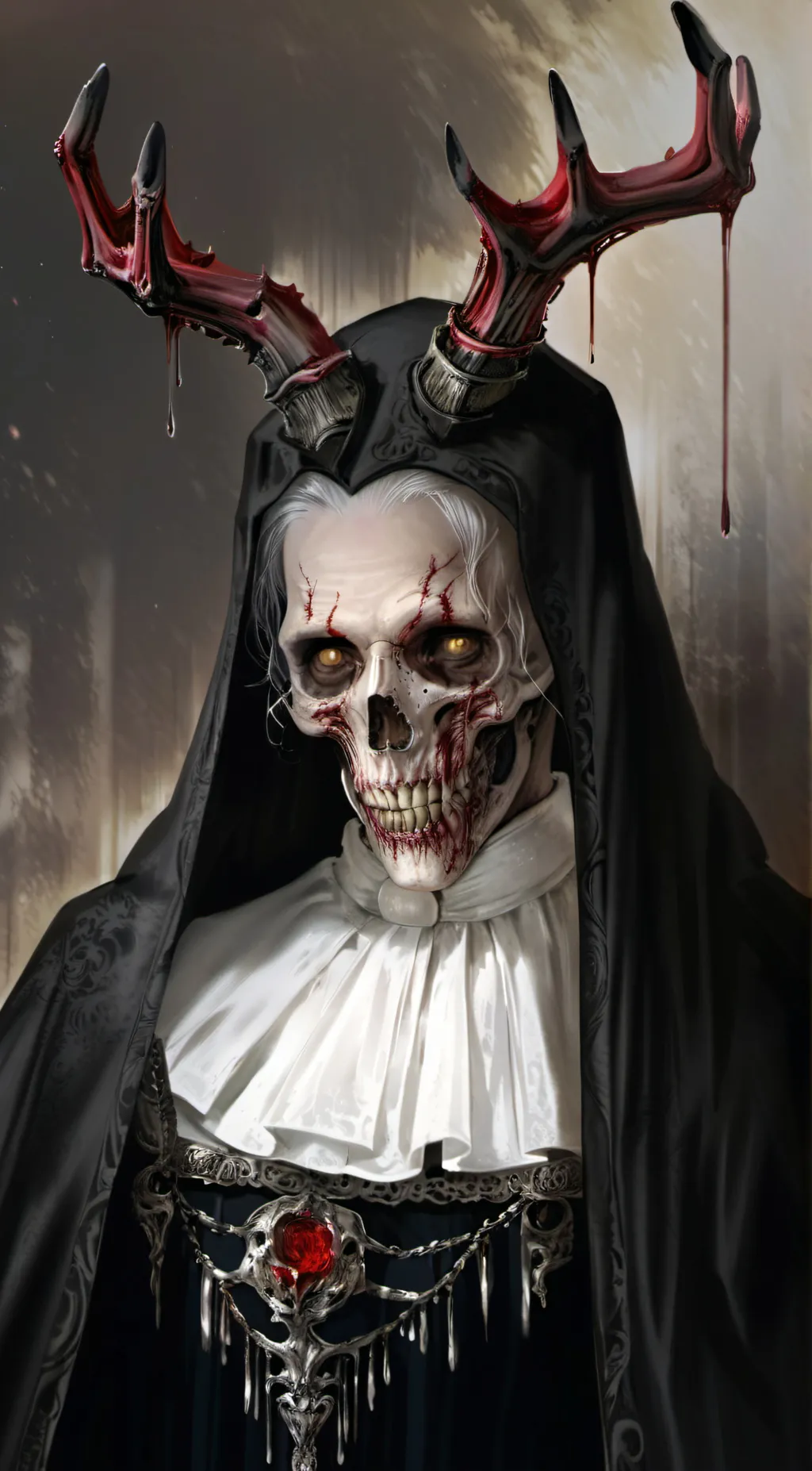 ai character: the devil of death background