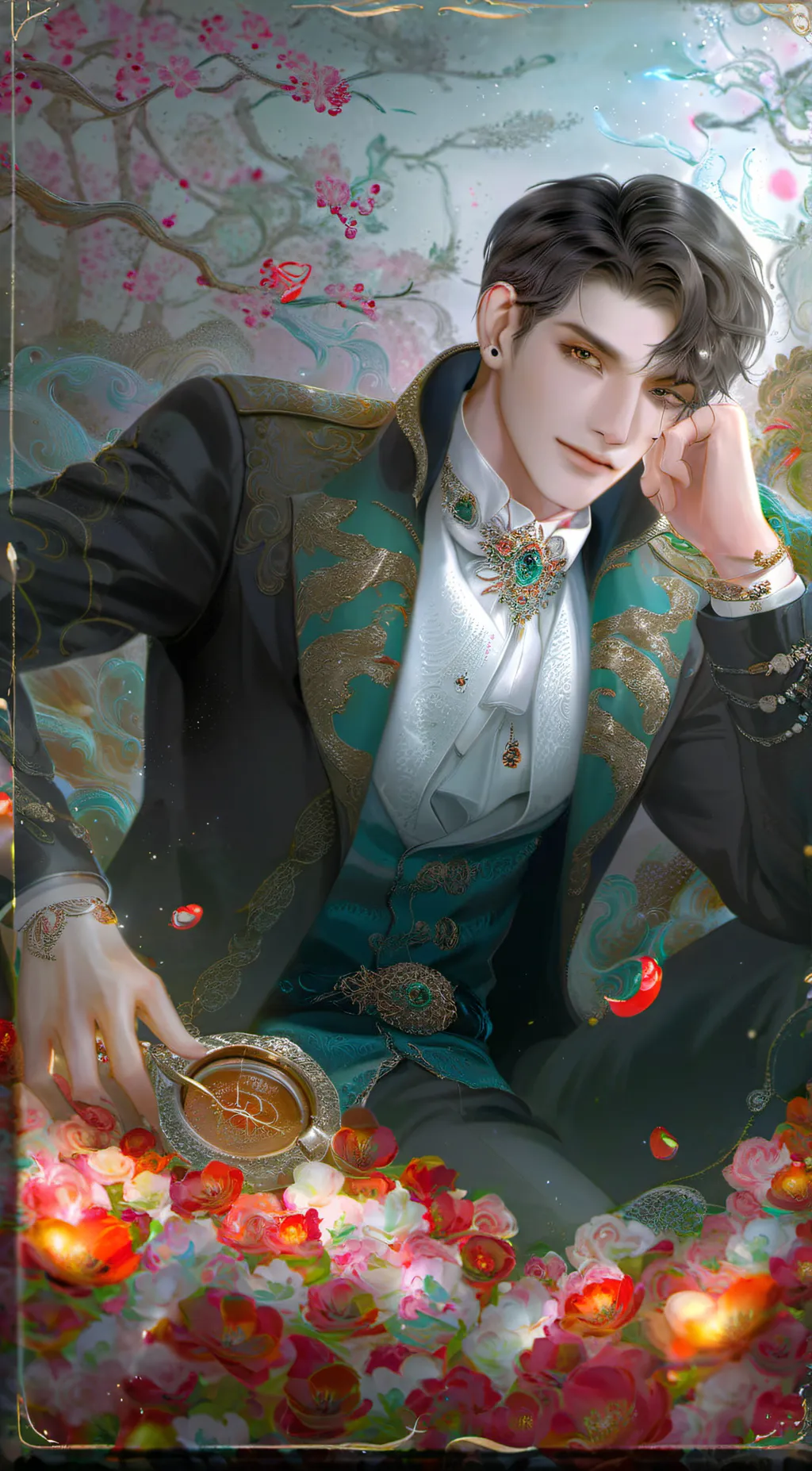 ai character: Edwin  background