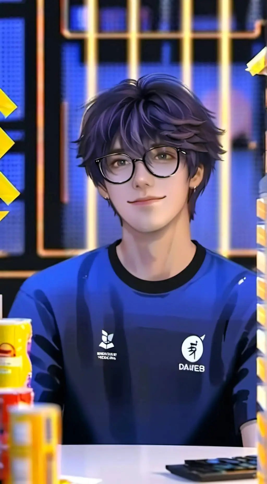 ai character: £¶° Eli £¶° background