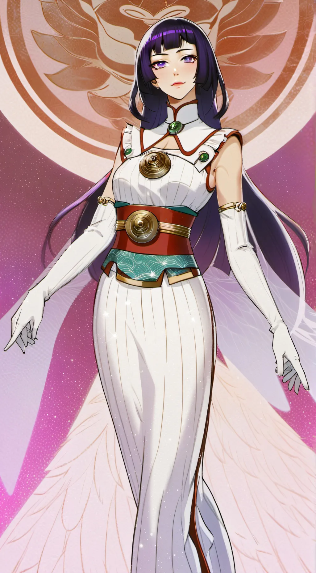 ai character: Featherine  background