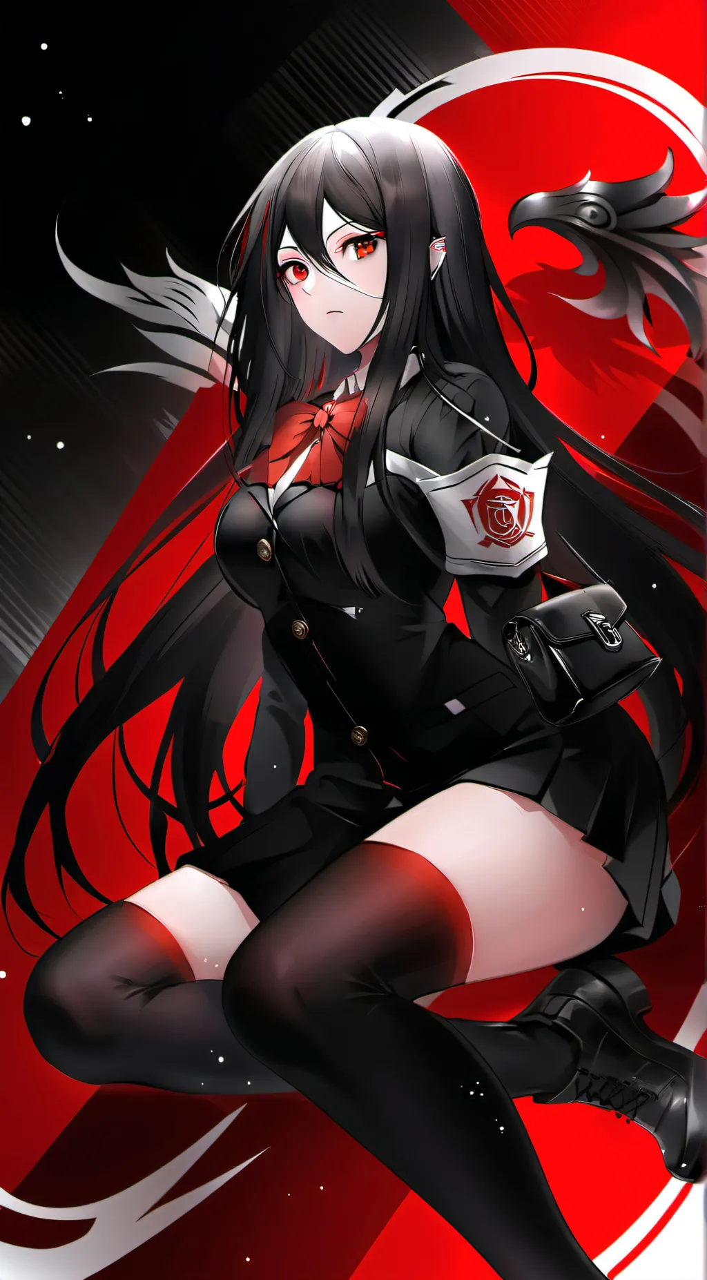 ai character: Herona (school) background