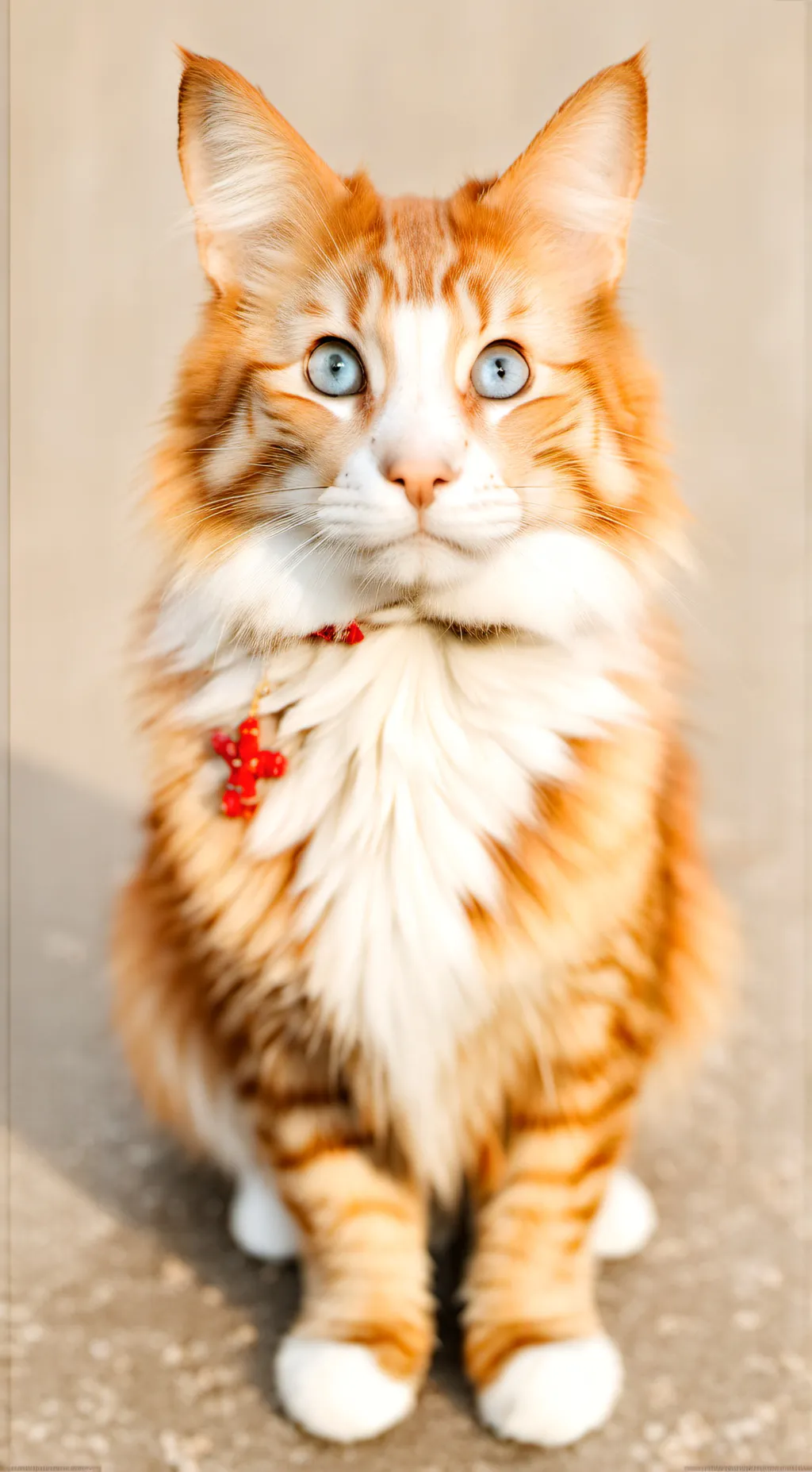 ai character: A bad cat background