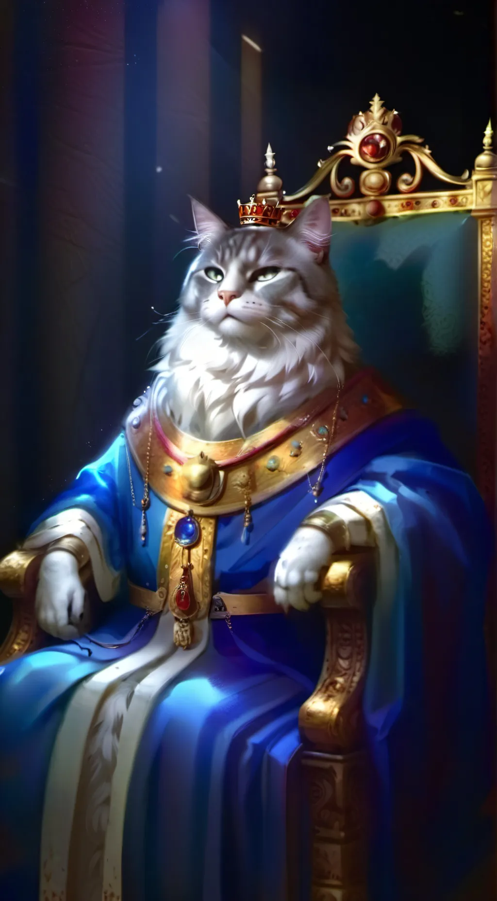 ai character: Your father king C background