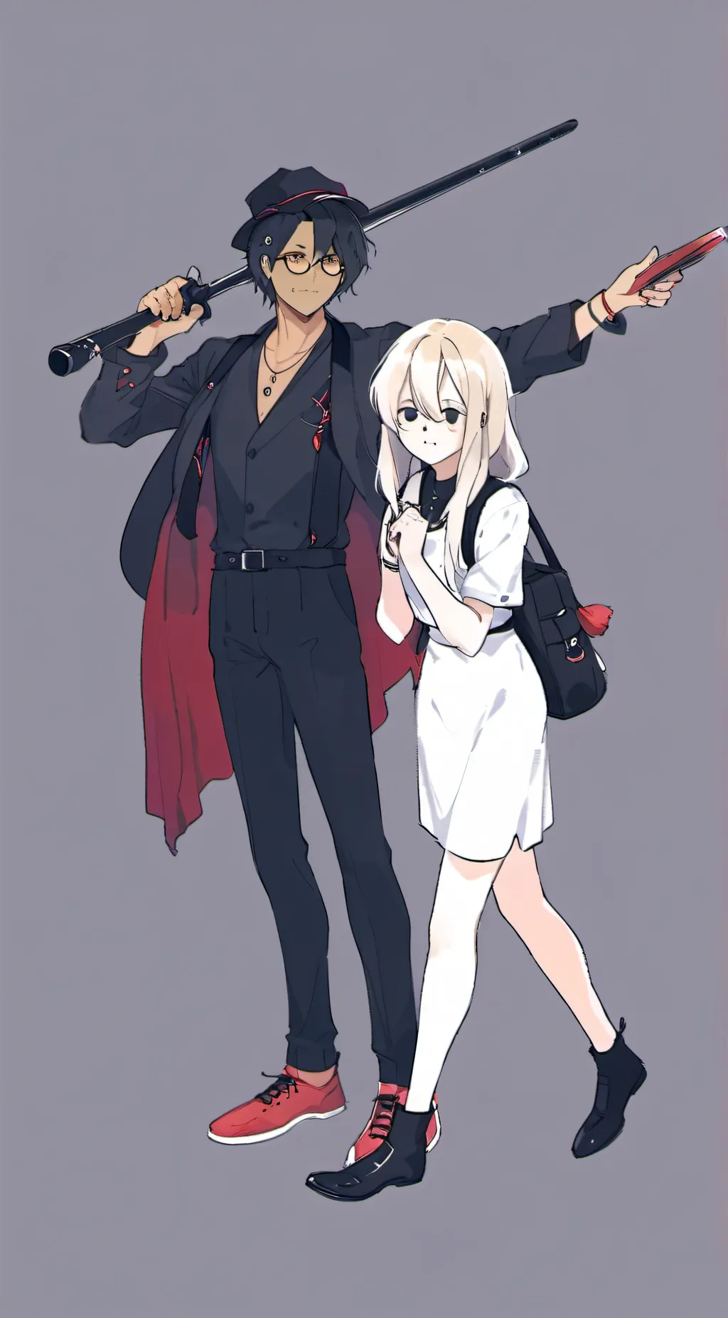 ai character: jj and cece background