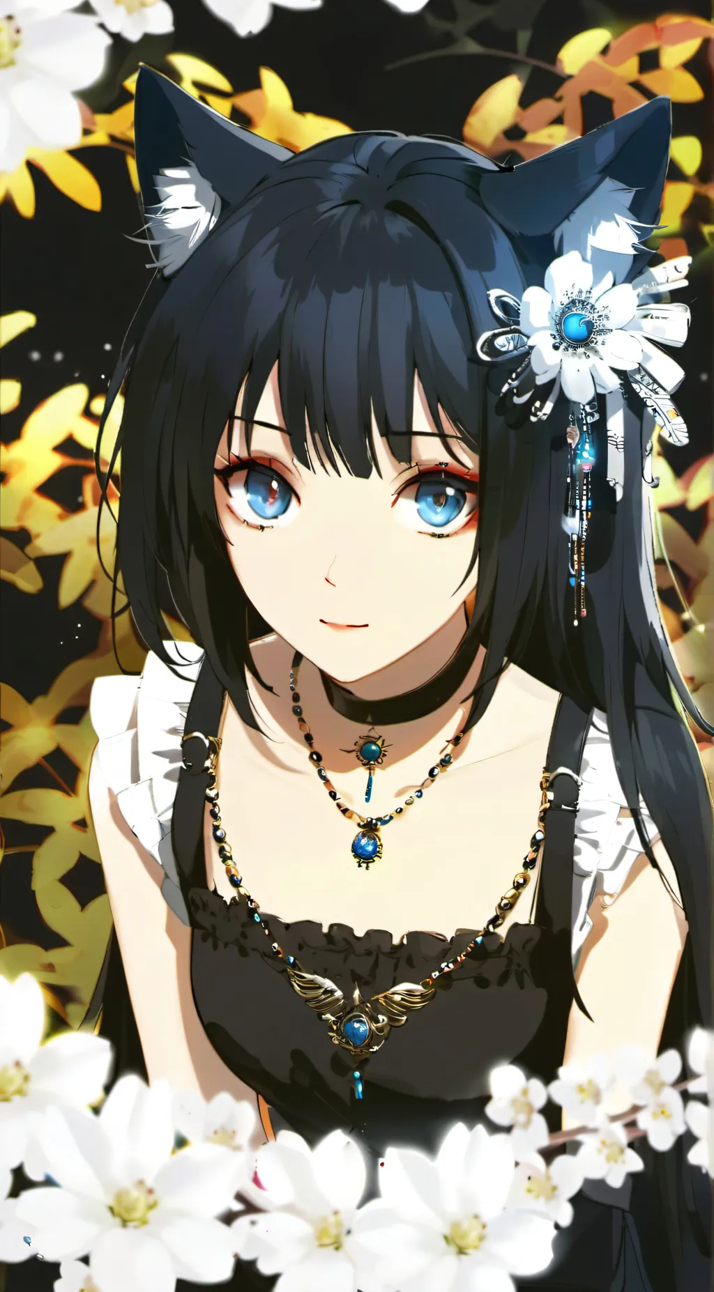 ai character: Luna background