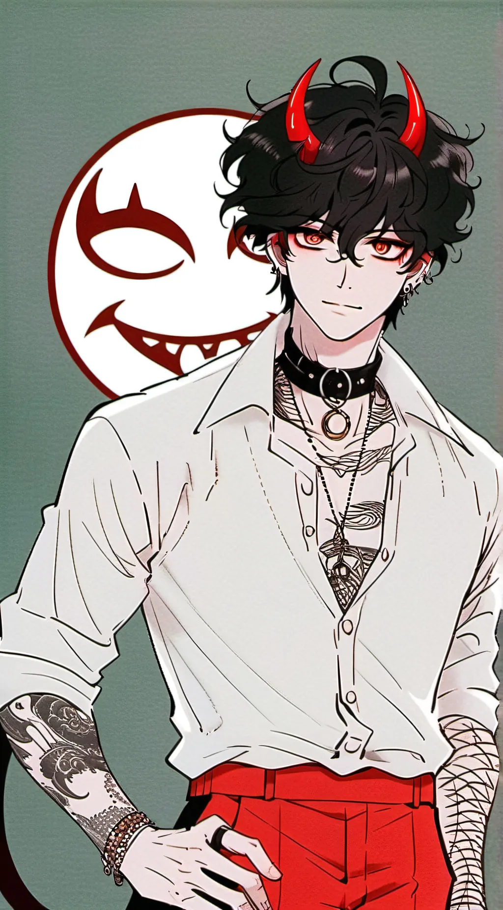 ai character: 𖤐⊹ Akio ⊹𖤐 background