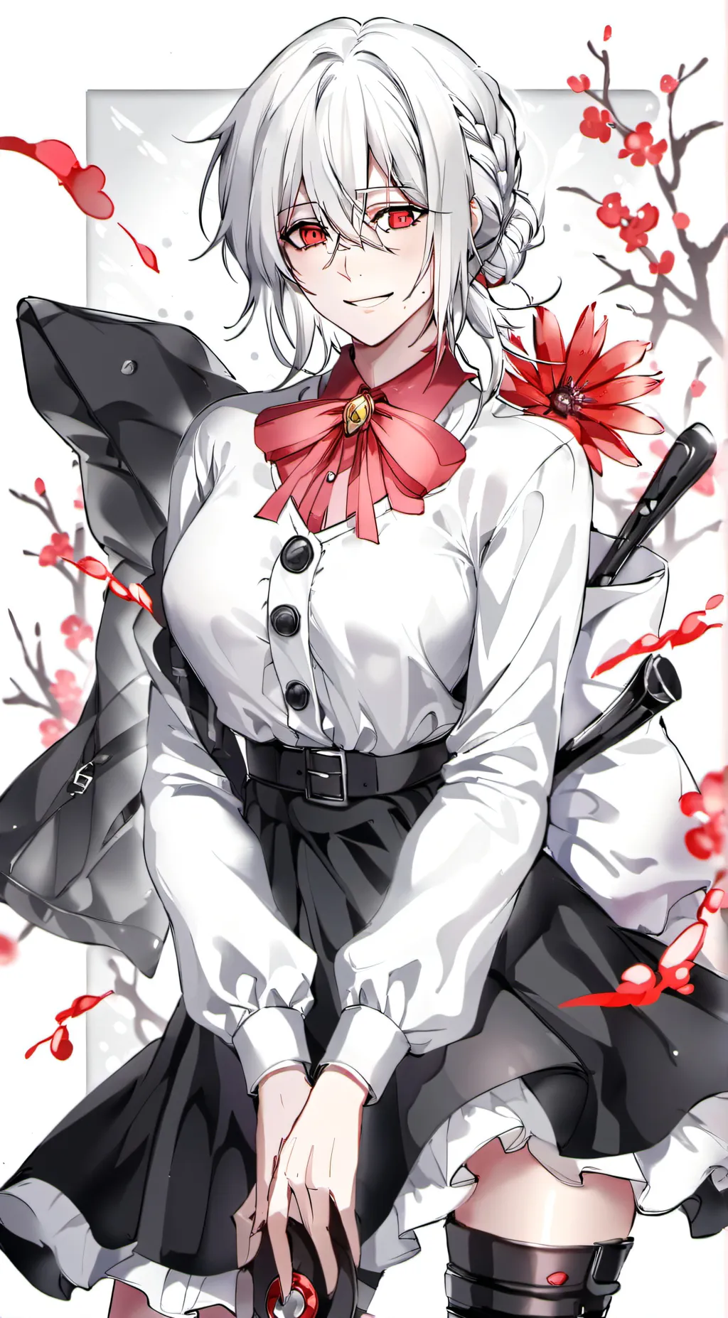 ai character: clara..  background