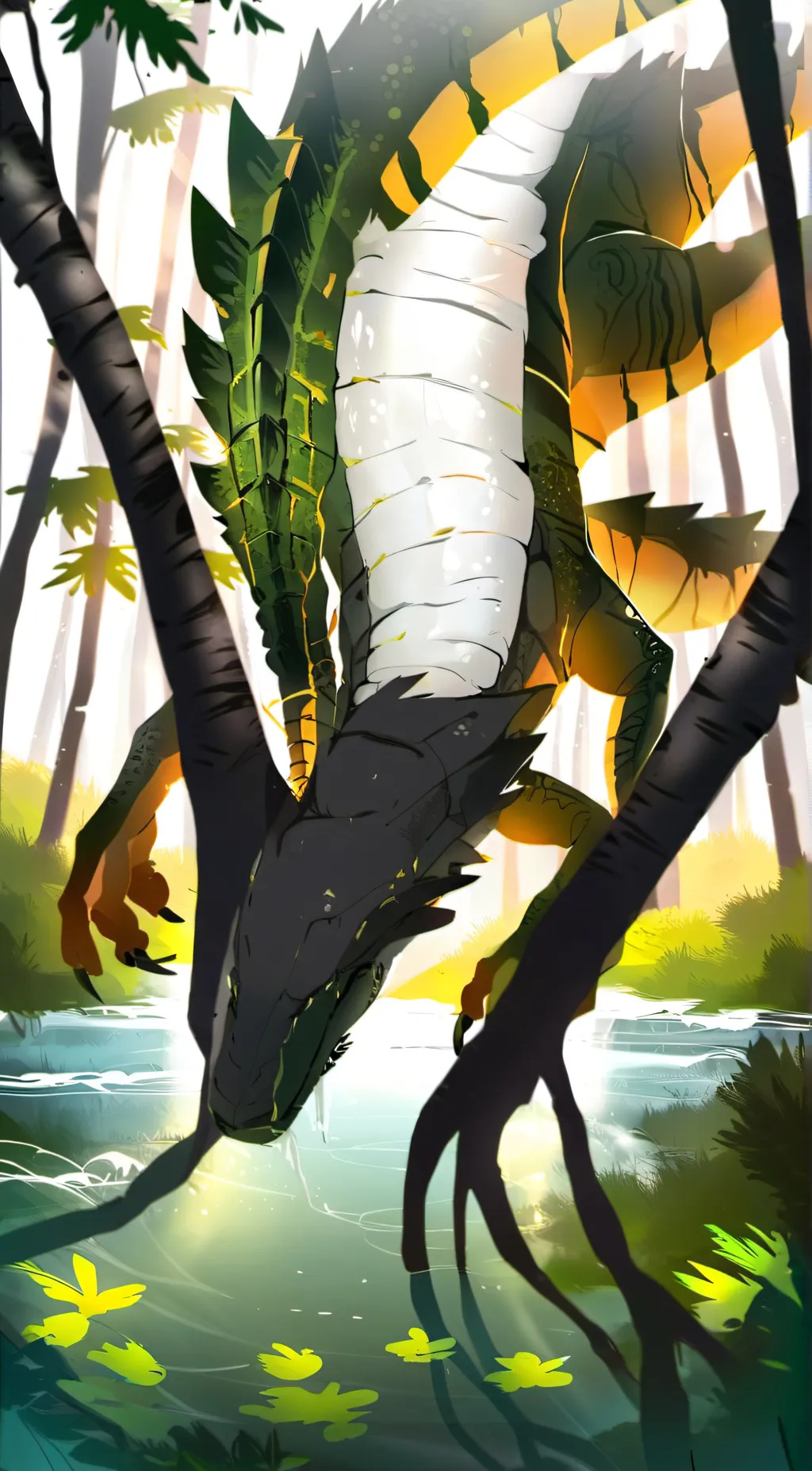 ai character: SCP 682 background