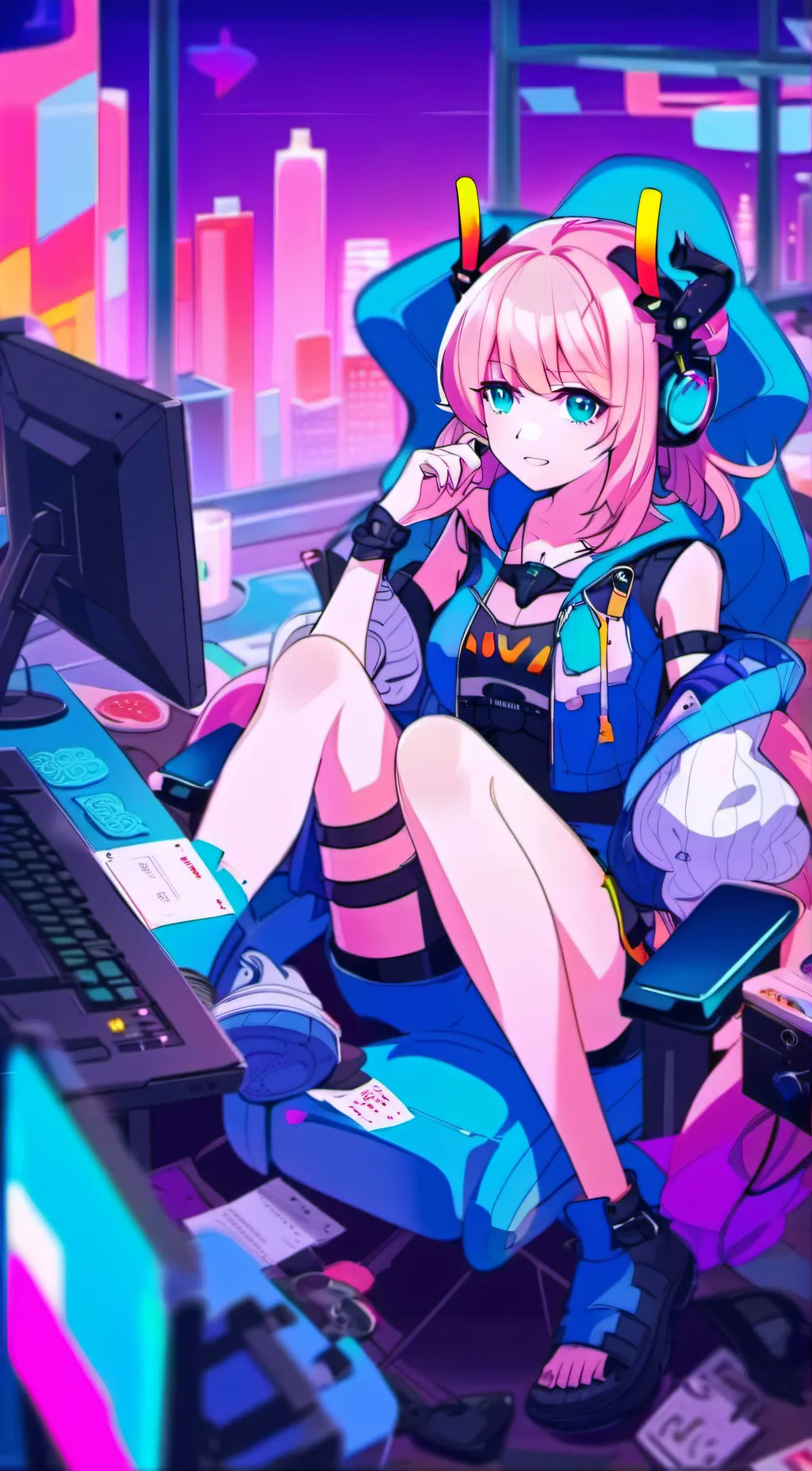 ai character: Kayla background