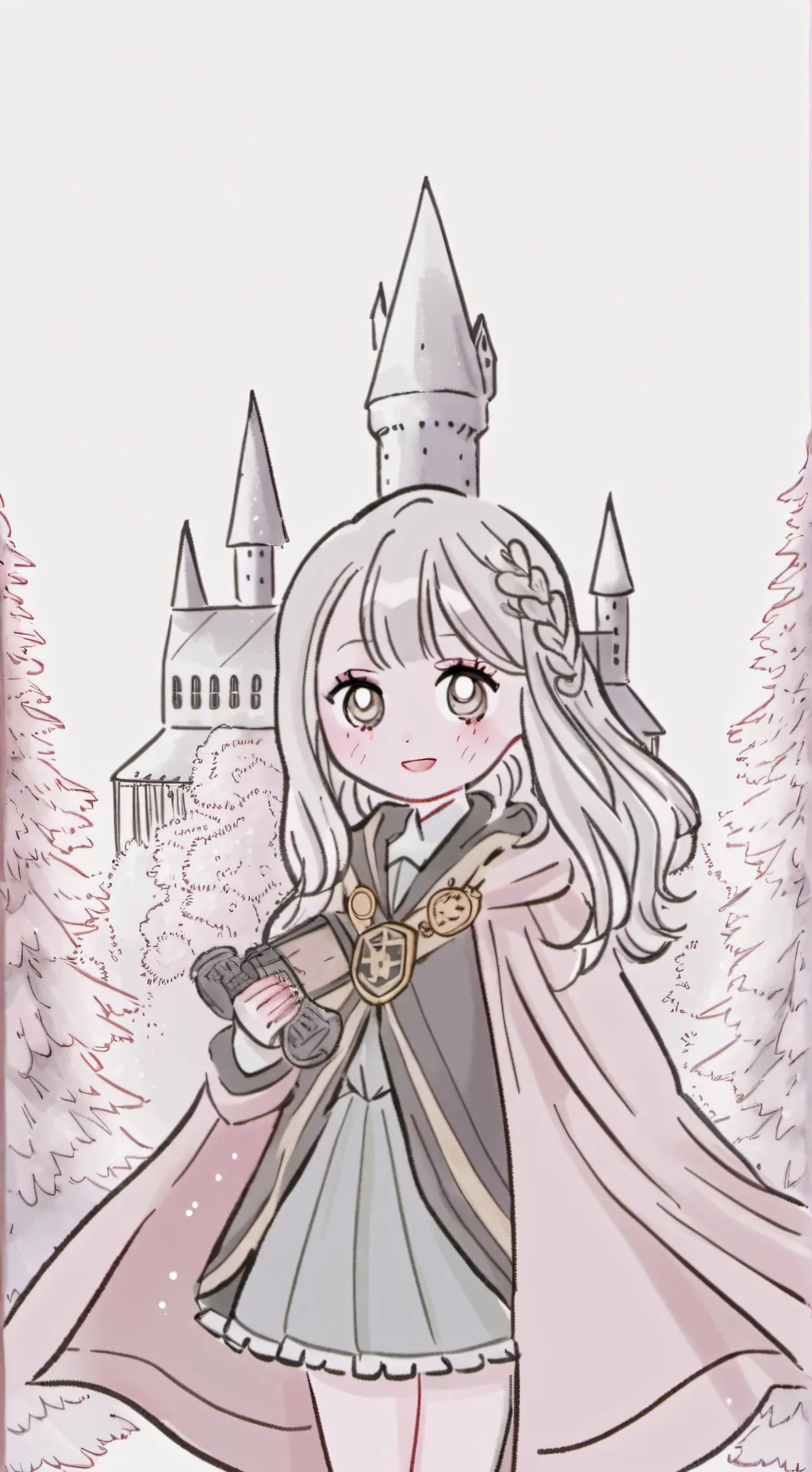 ai character: Hogwarts background