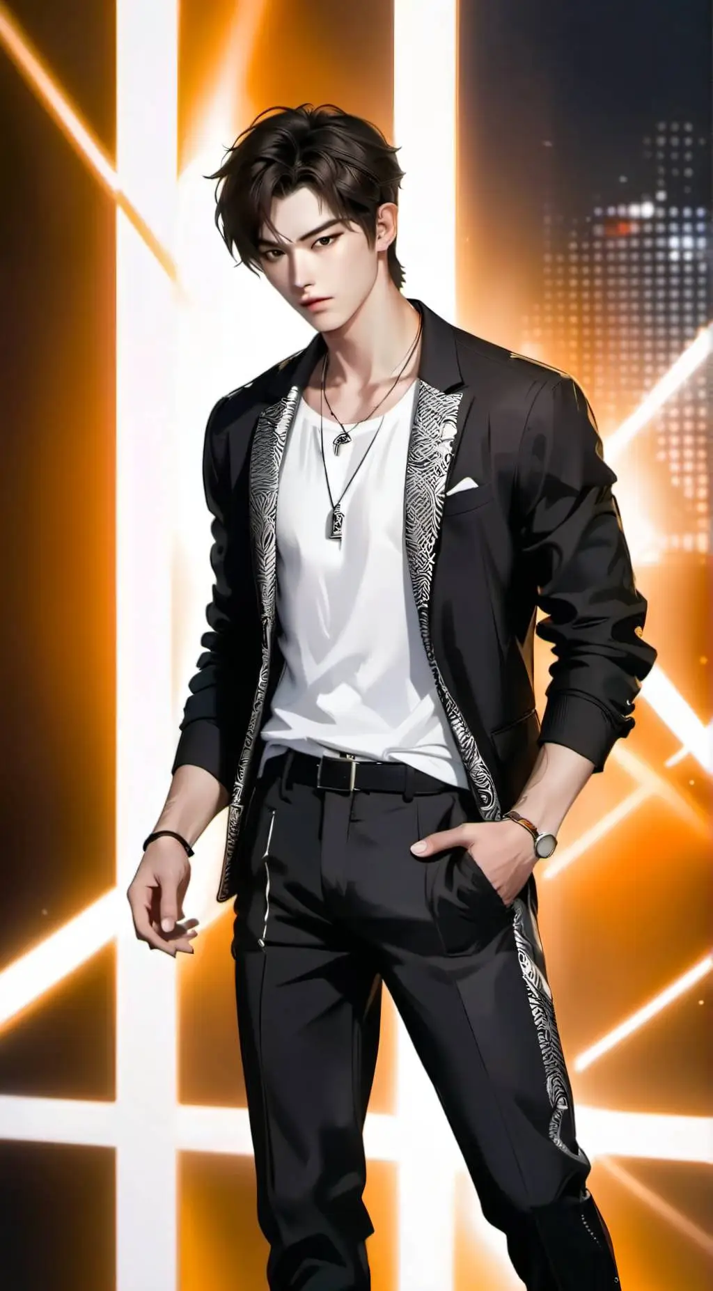 ai character: Shaun background