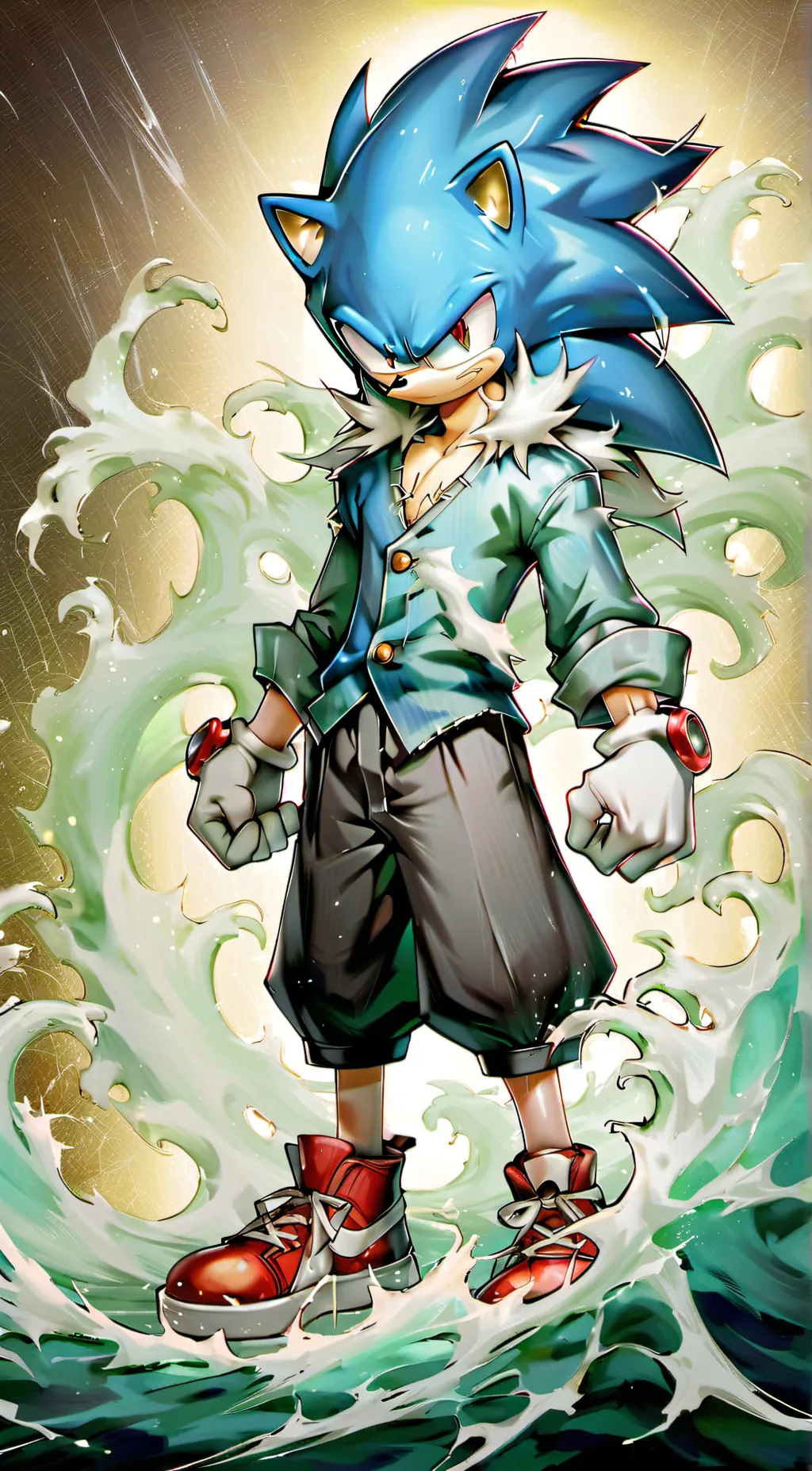 ai character: sonic background