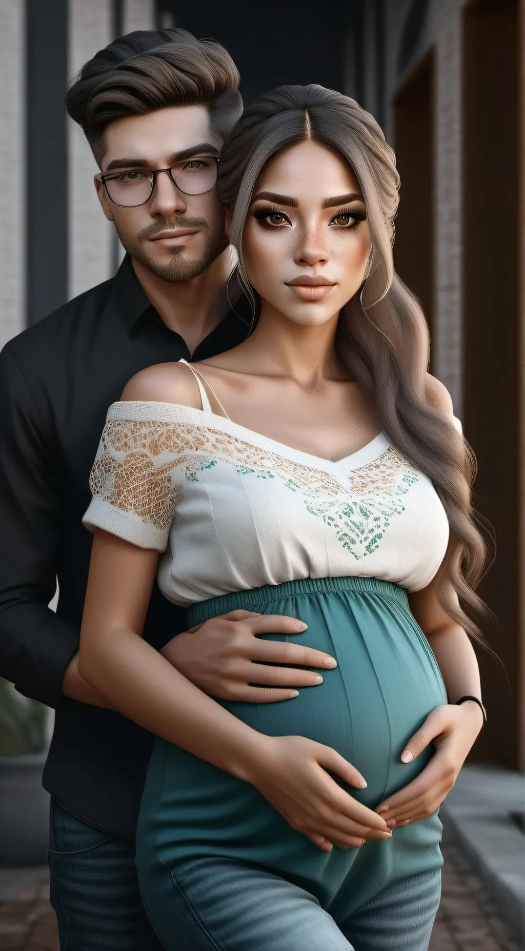 ai character: Stacy and Rick background